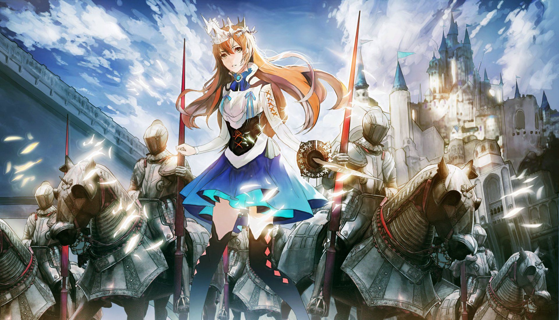 1920x1099 Royal Lancebearer: Blonde Knight of the Castle