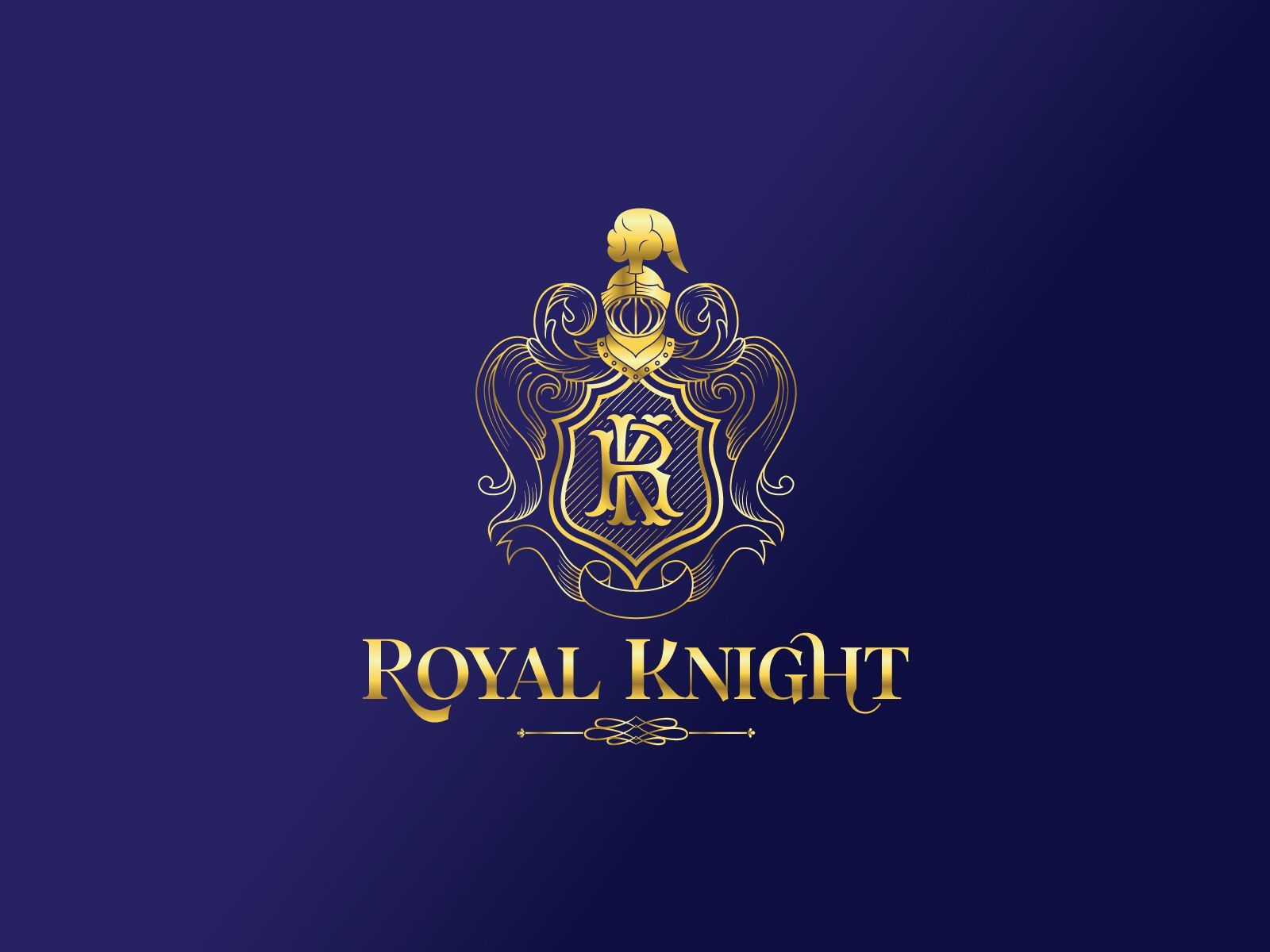 1600x1200 Royal Knight Heraldic Logo Design by Andri Dinollari on Dribbble