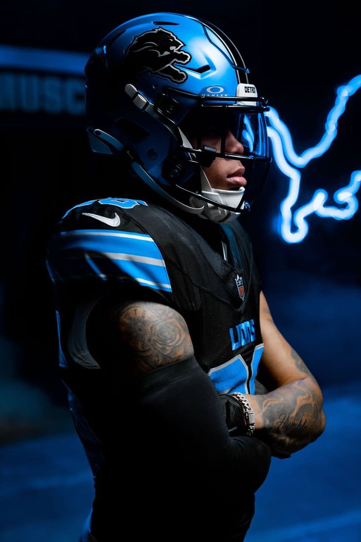 736x1104 Lions Mobile: Detroit Lions running back Jahmyr Gibbs (26) during the 2024 uniform media day in New Hudson, MI on March 2024. (Detroit Lions) Jeff Nguyen