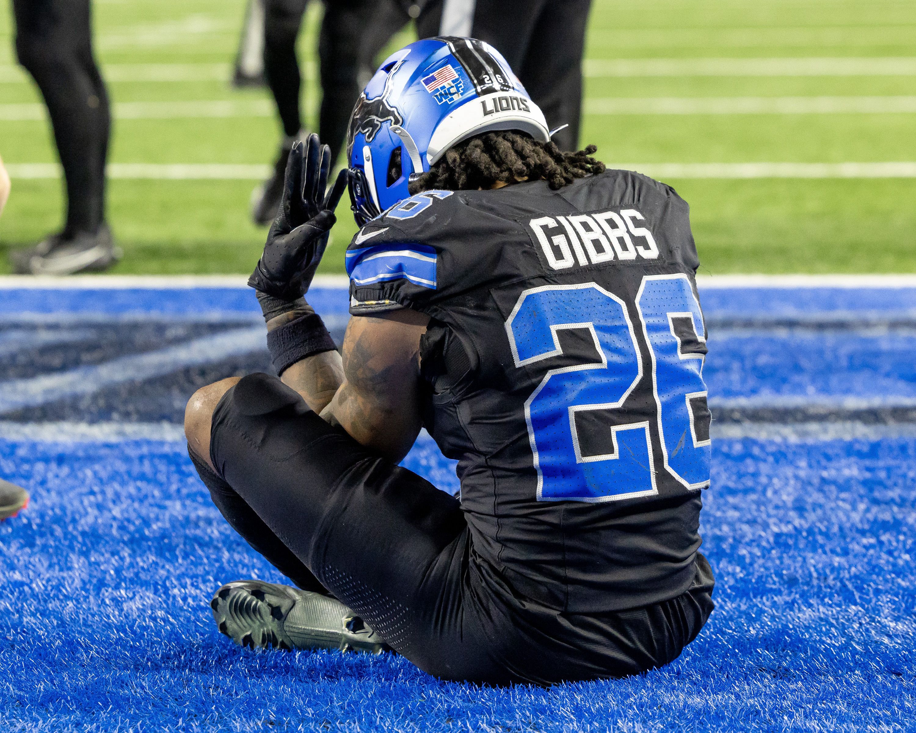 3000x2400 Jahmyr Gibbs best prop bets for Commanders vs. Lions