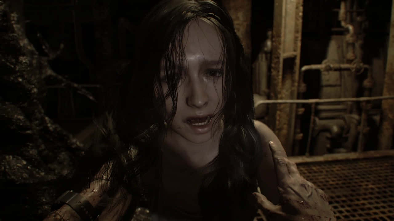 1280x720 Download mia Winters In A Moment Of Calm Evil Wallpaper