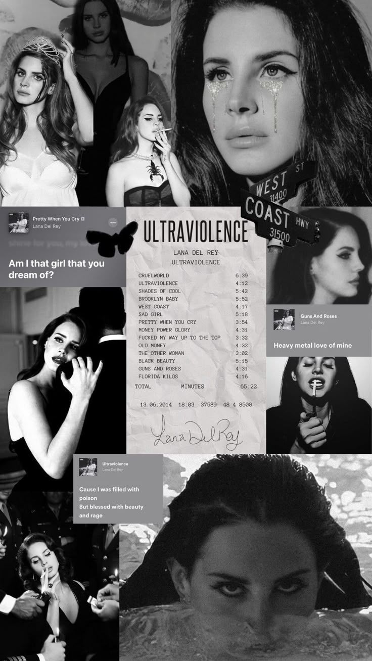 736x1308 Ultraviolence aesthetic wallpaper