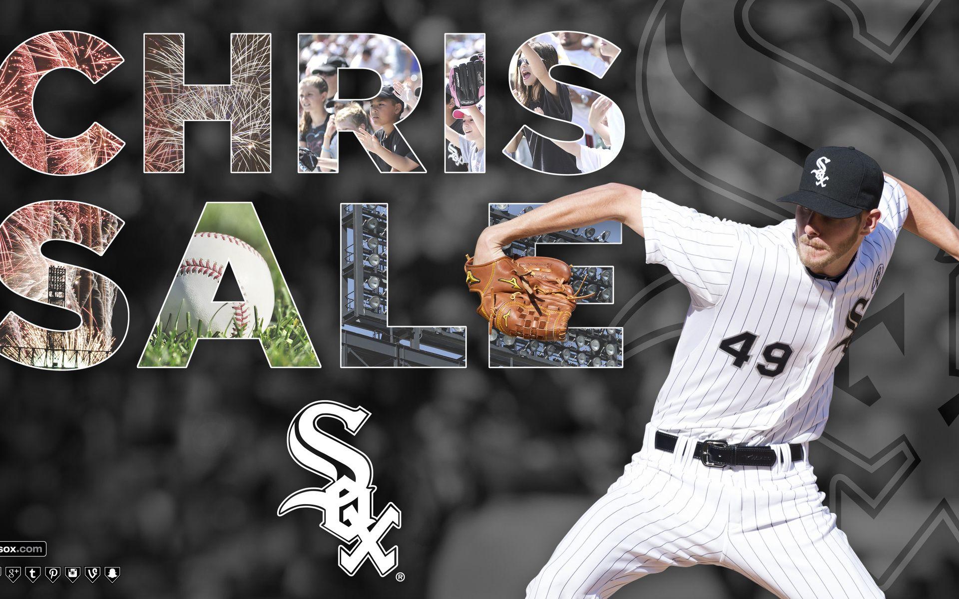 1920x1200 Baseball, Chicago White Sox Chris Sale Pitcher Art