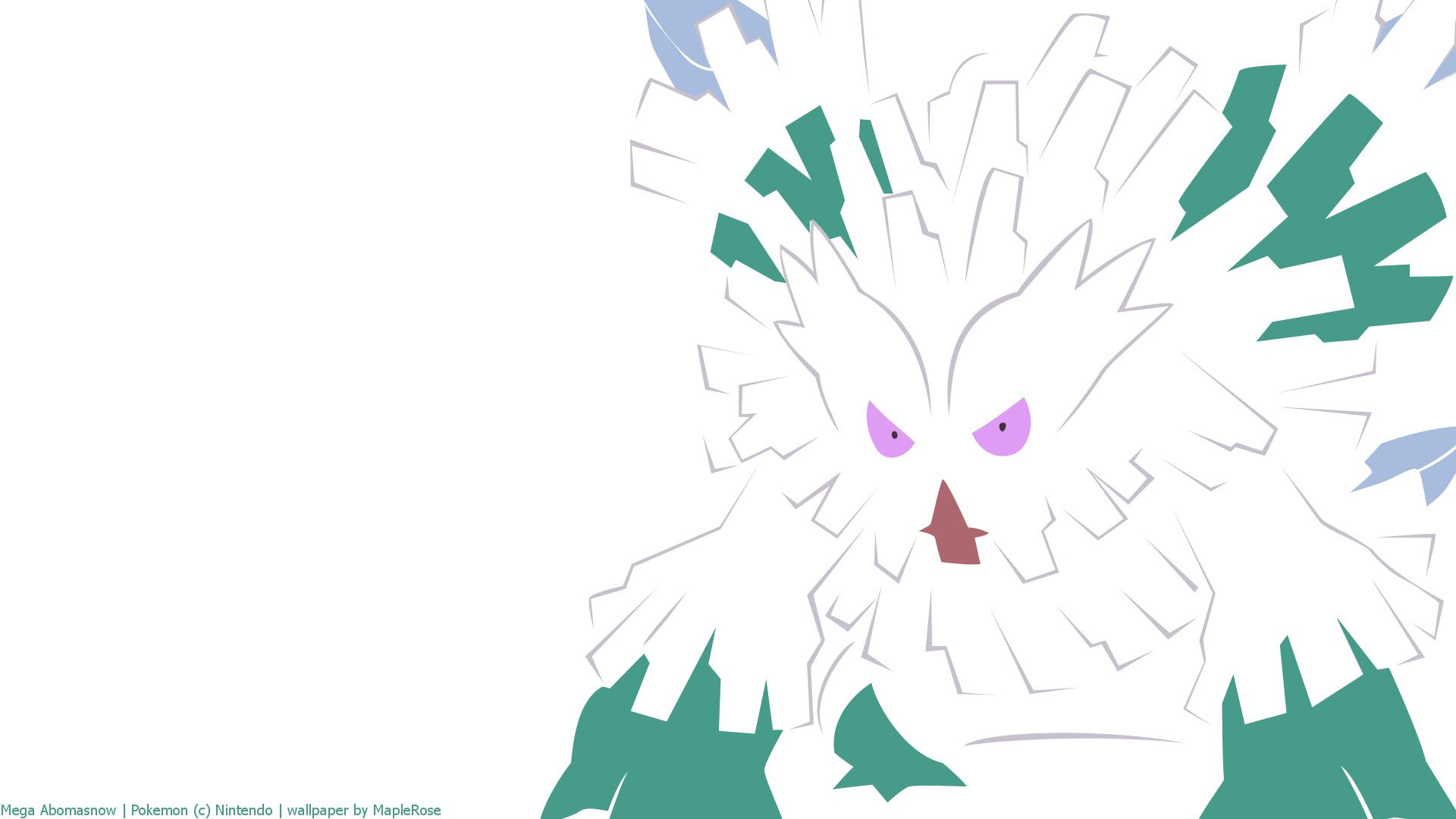 1920x1080 Mega Abomasnow. PokéWalls