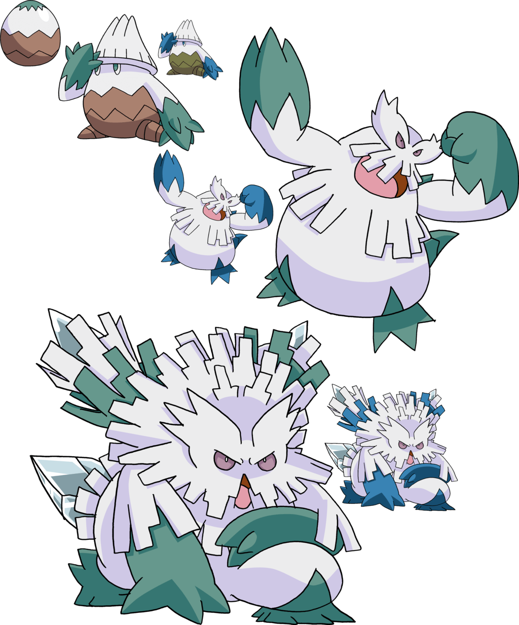 1024x1233 Snover Pokemon PNG Image Transparent Free Download