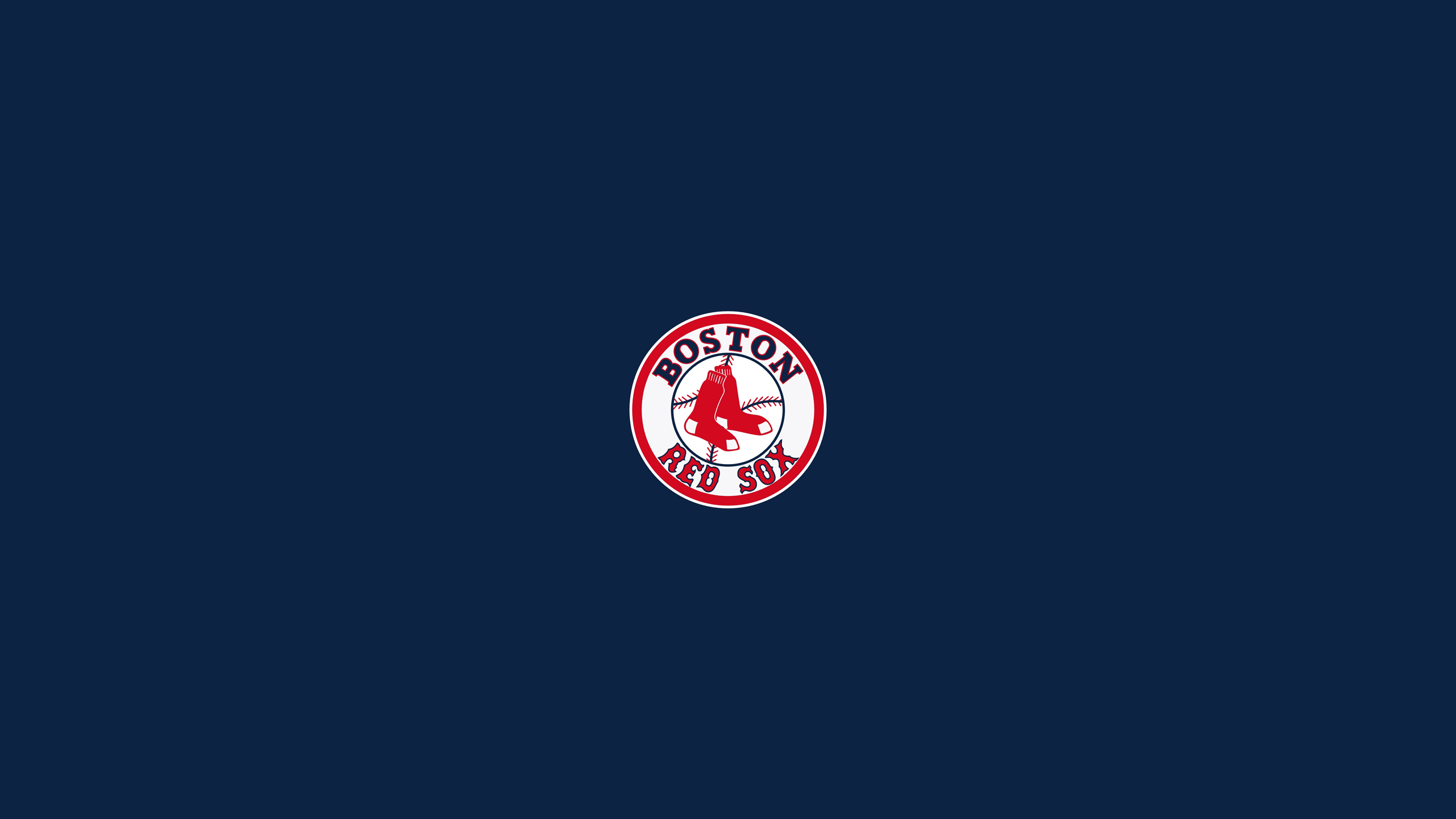 2560x1440 Red Sox Logo Wallpaper
