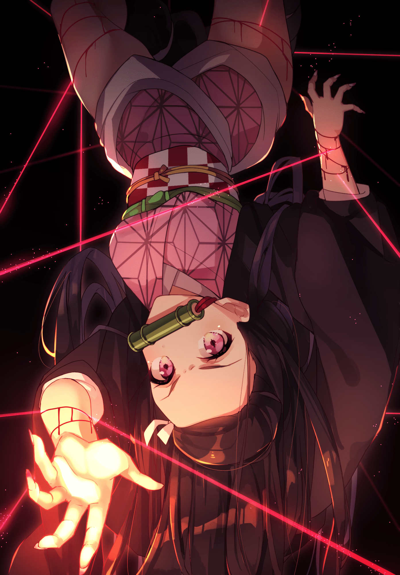 1393x2004 Nezuko Kamado from Kimetsu no Yaiba. Demon Nezuko. Cute Nezuko