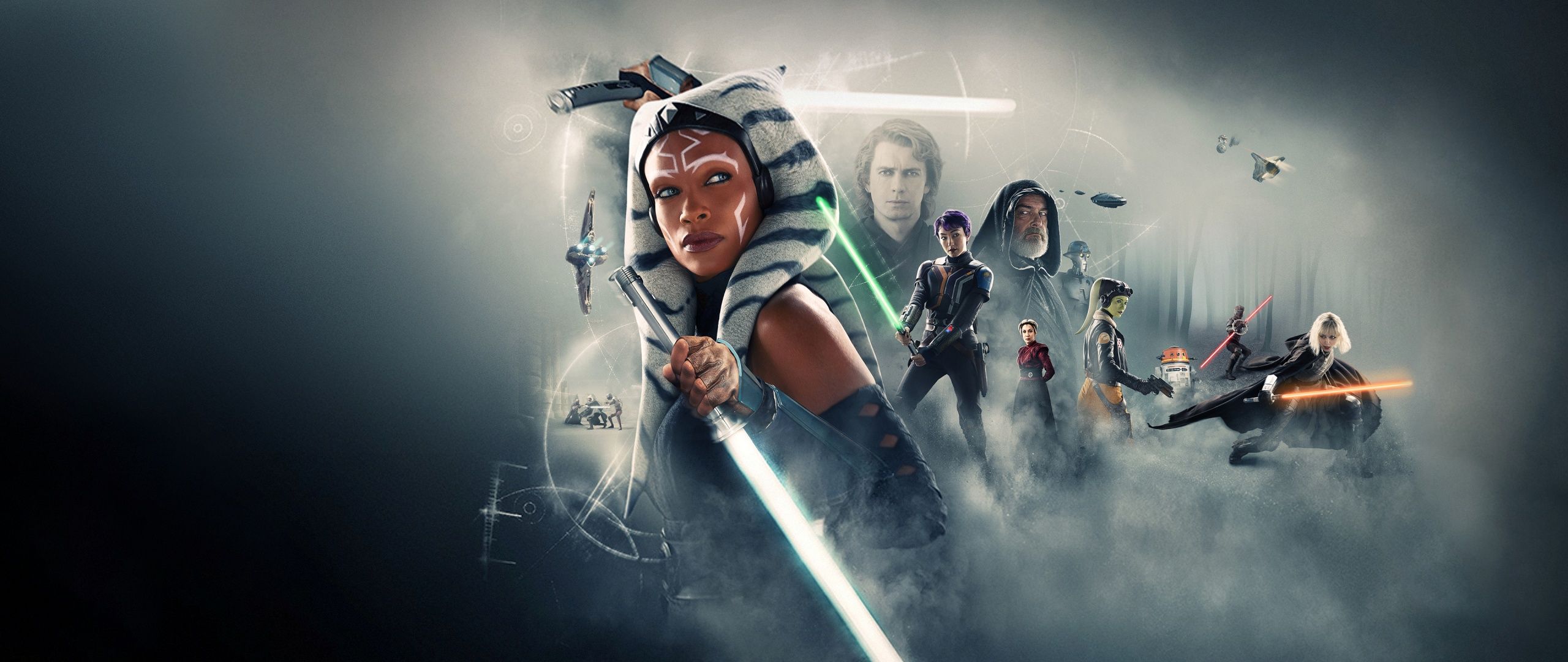2560x1080 Ahsoka (Star Wars) Wallpaper 4K, Poster, TV series, 2023 Series