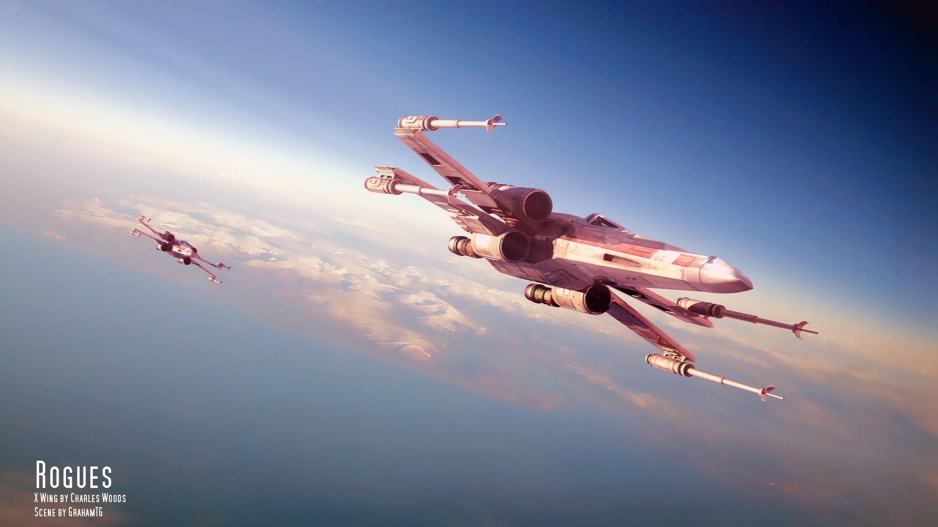 1920x1080 Star Wars, X wing, Sky Wallpaper HD / Desktop and Mobile Background