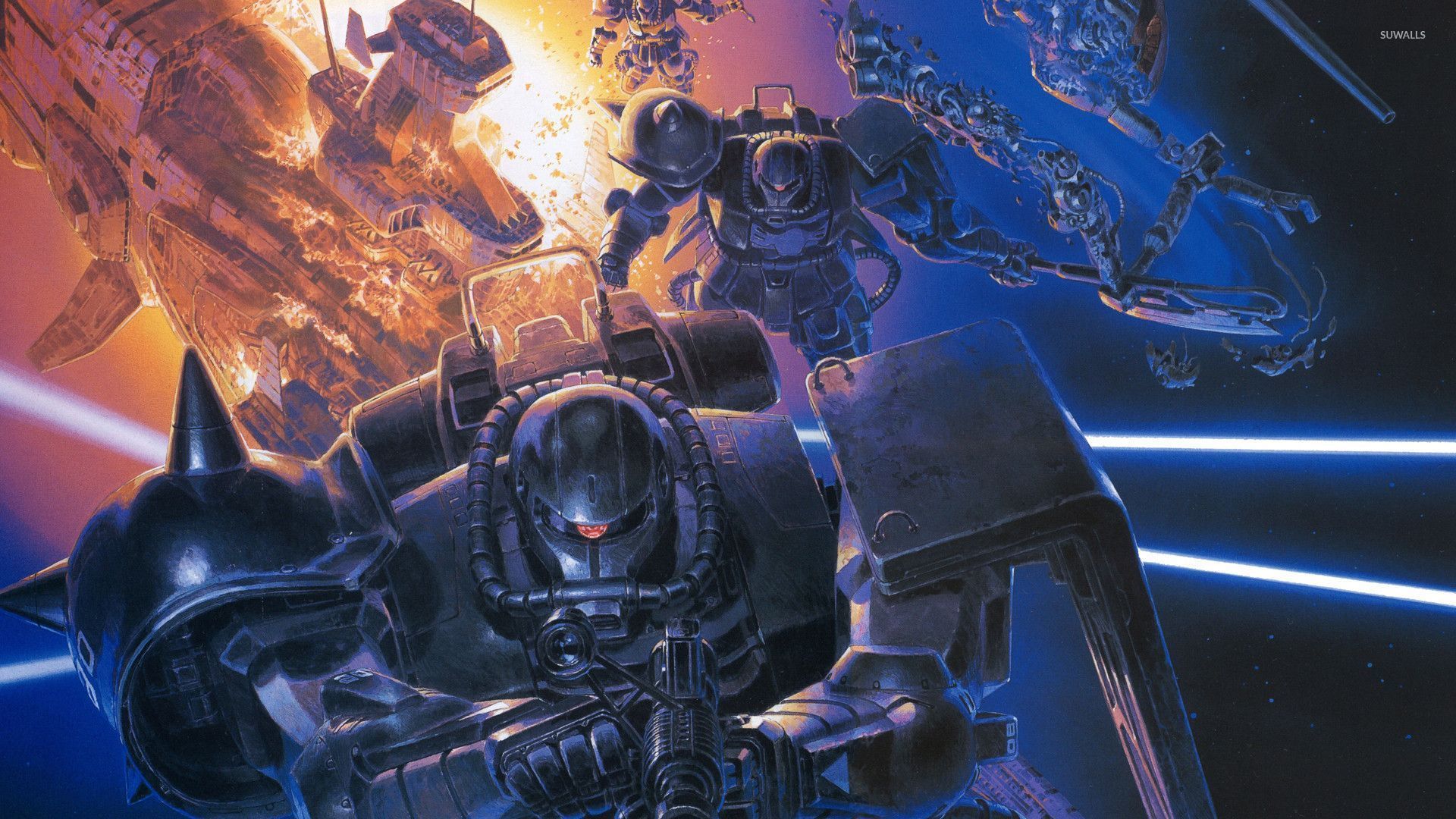 1920x1080 MS 06 Zaku II [2] Wallpaper Wallpaper