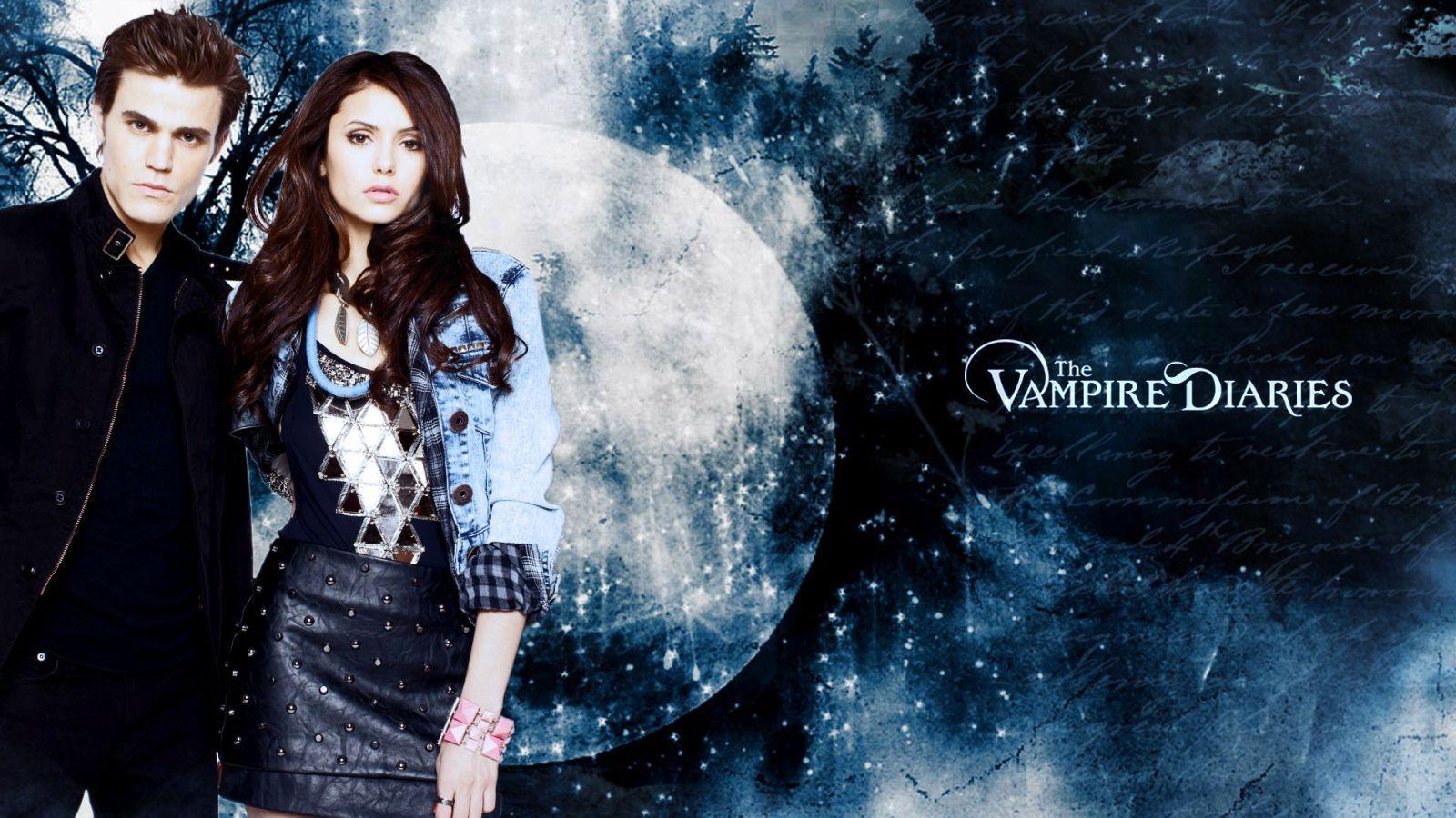1600x900 Paul&Nina. Nina dobrev, Paul wesley, Vampire diaries wallpaper