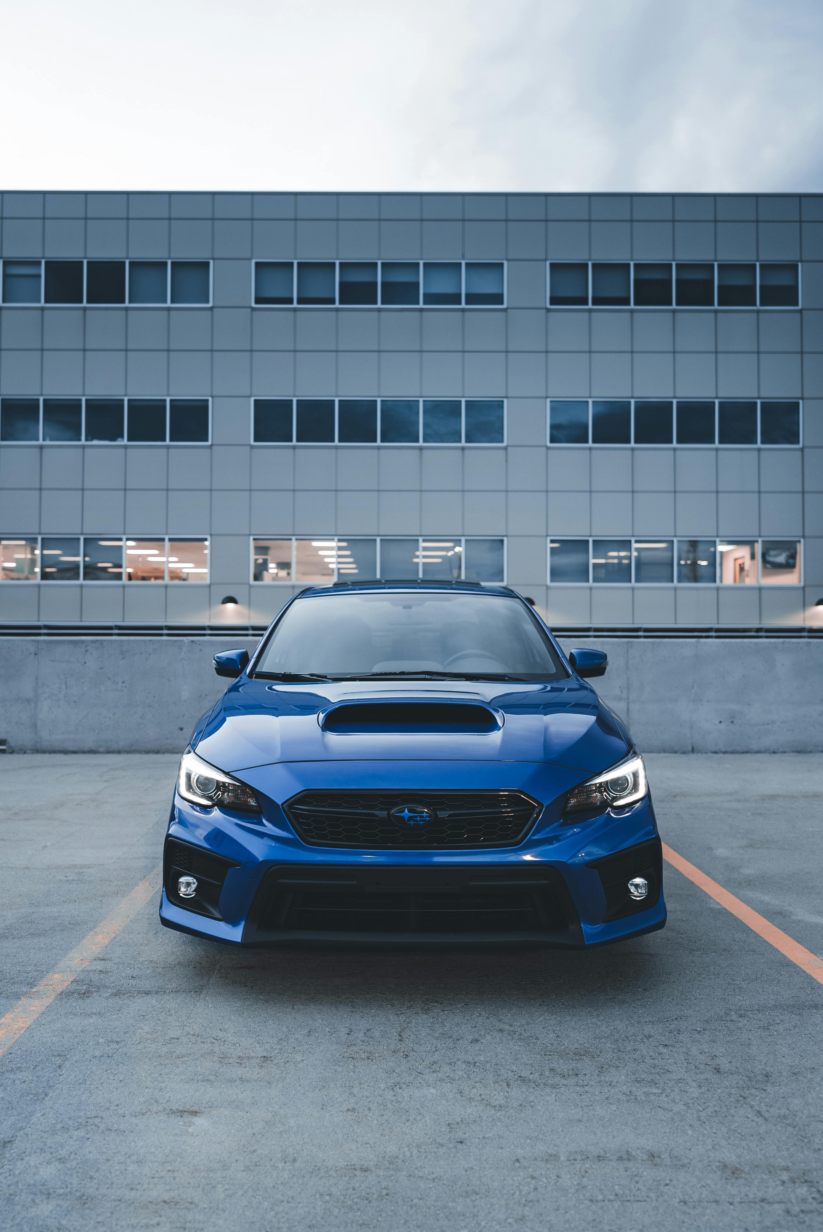 2720x4072 Subaru Impreza on Car Park · Free