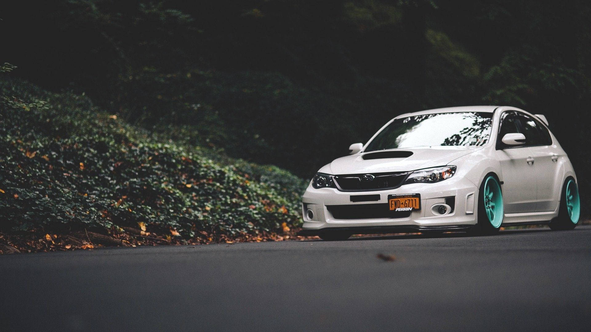 1920x1080 Download Subaru Impreza Mint Green Rims Wallpaper