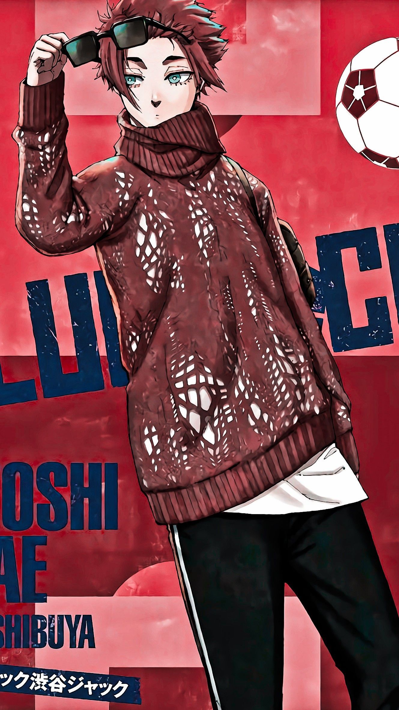 1329x2363 Itoshi Sae Wallpaper