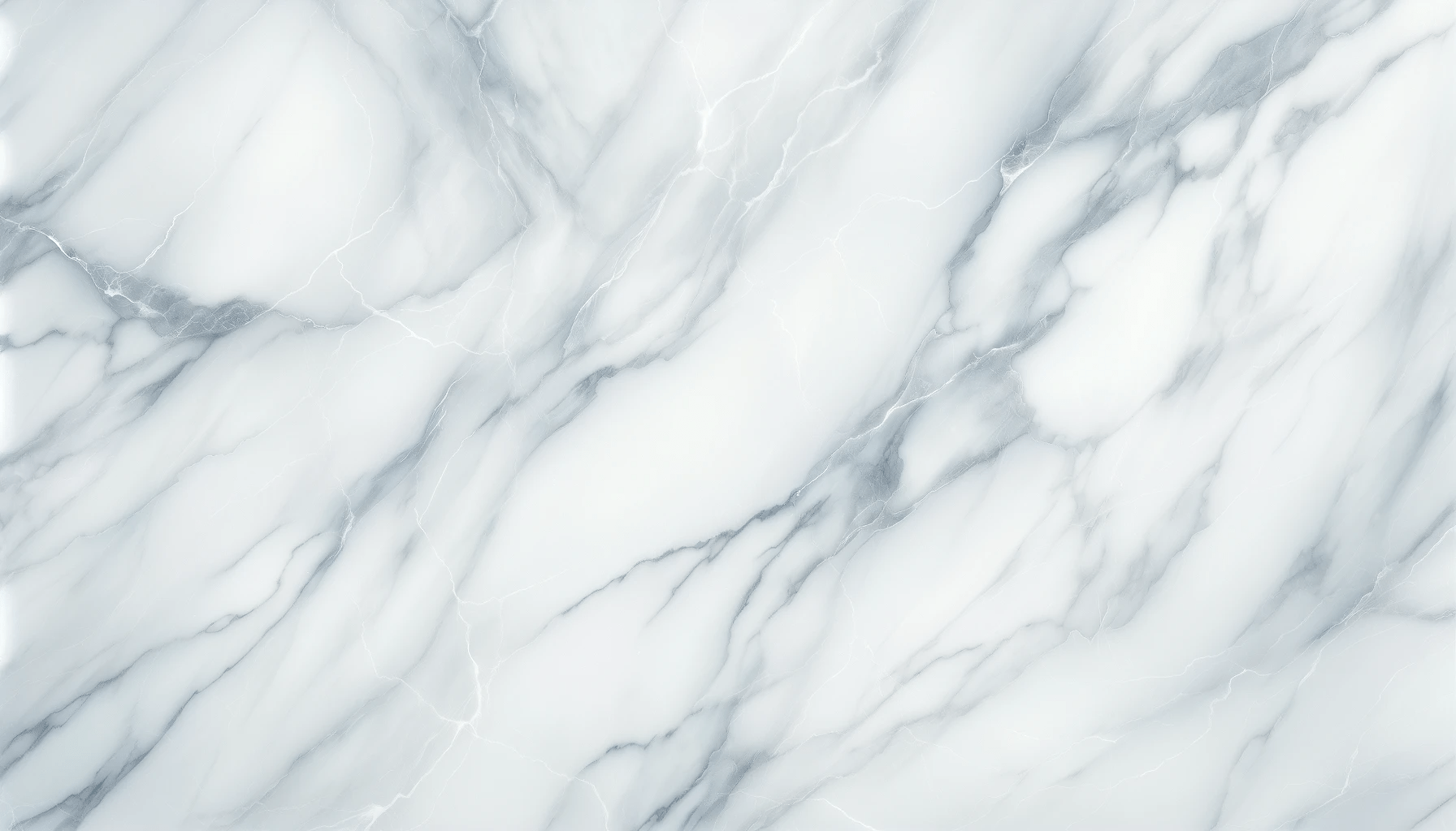 1792x1024 White Marble Effect Mural Wallpaper