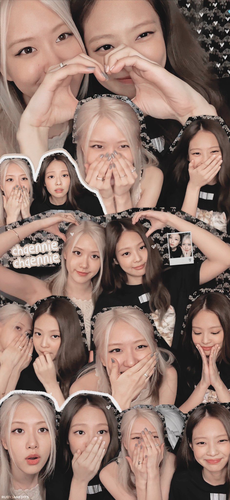 944x2048 Rose And Jennie Wallpaper