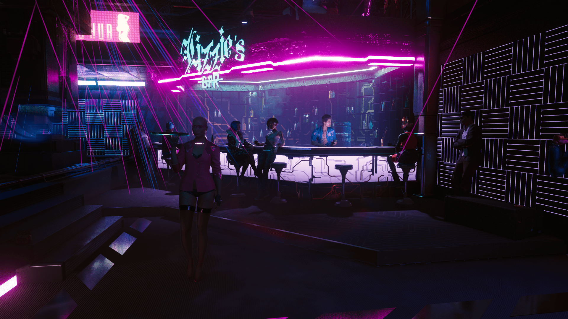 1920x1080 Lizzie's bar decor and lightning