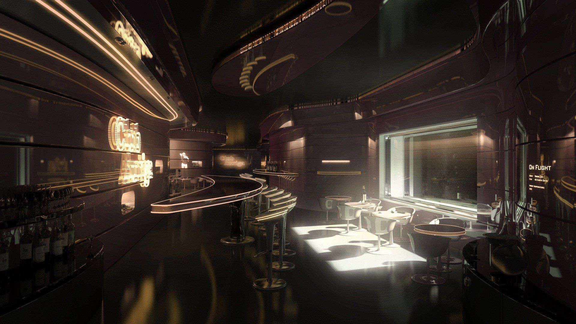 1920x1080 futuristic, Bar HD Wallpaper / Desktop and Mobile Image & Photo