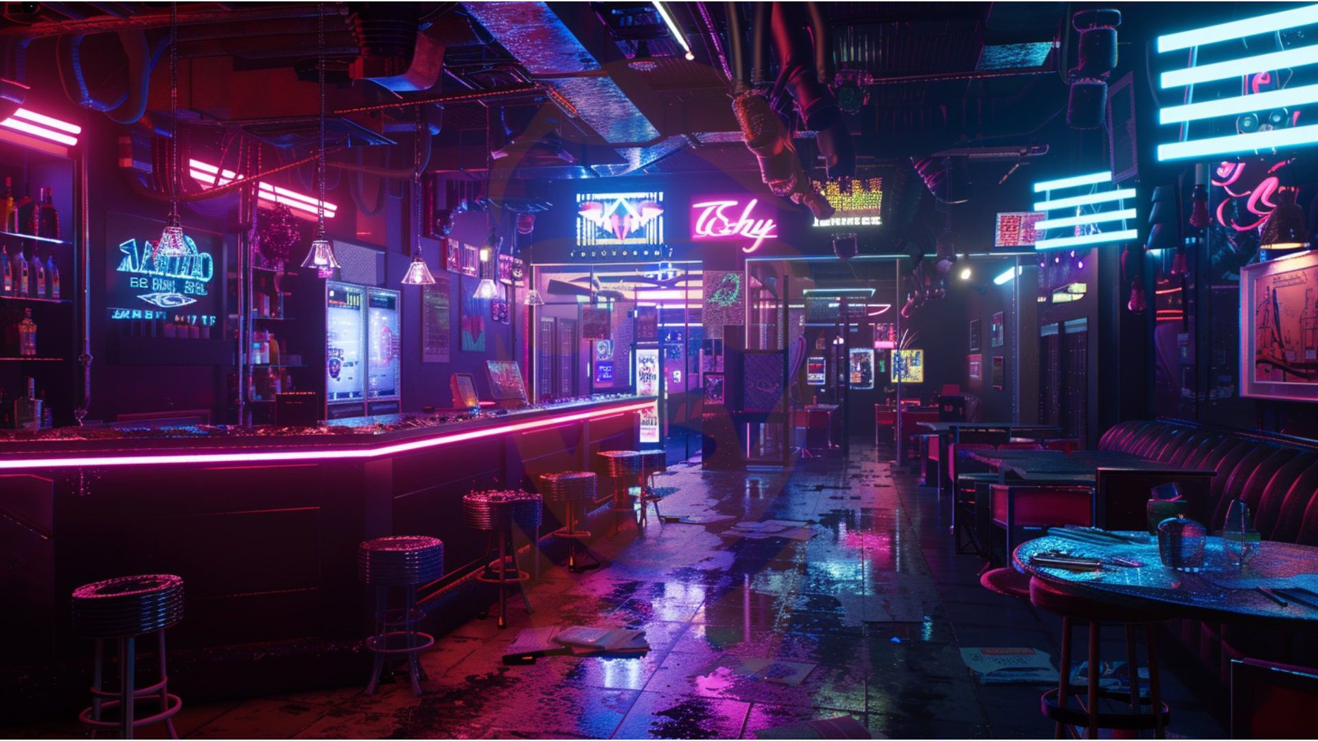 1920x1080 Bundle Pc Tablet Digital Wallpaper Cyberpunk Nightclub