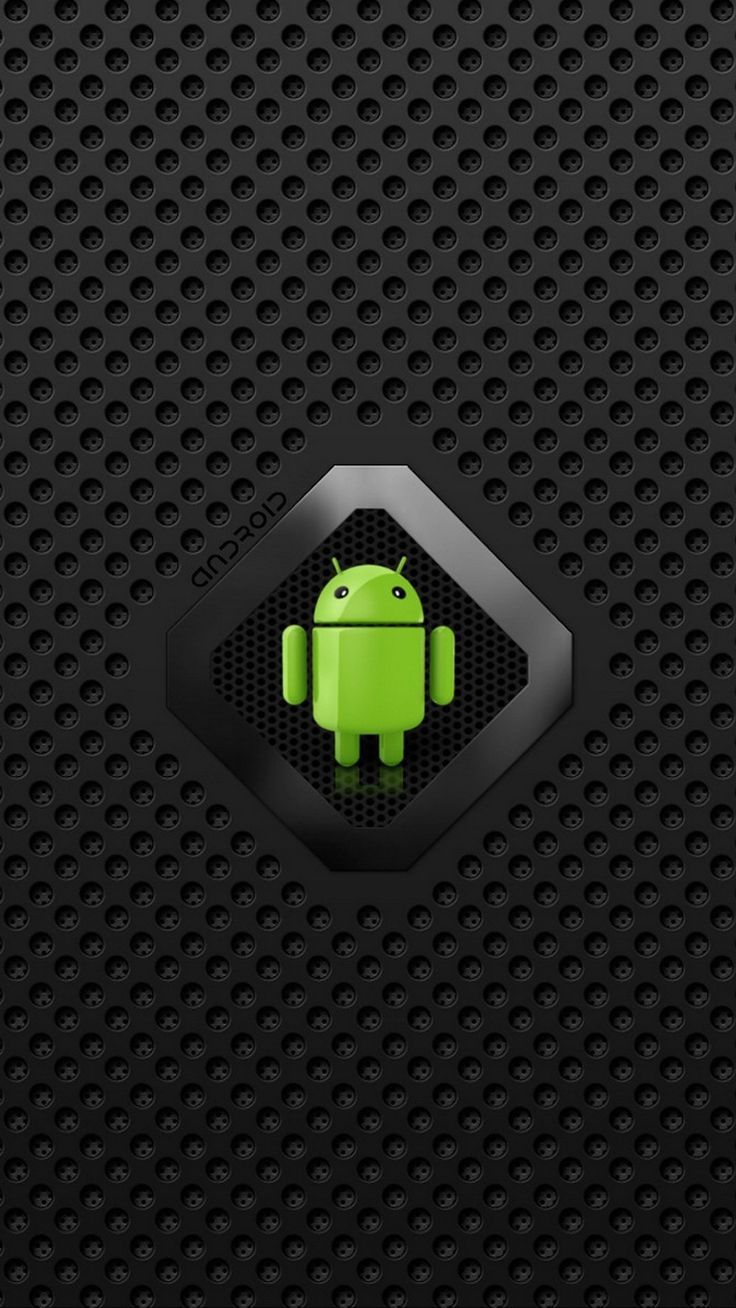 736x1308 Android Robot Logo Carbon Dots Pattern Smartphone Wallpaper and Lockscreen HD a