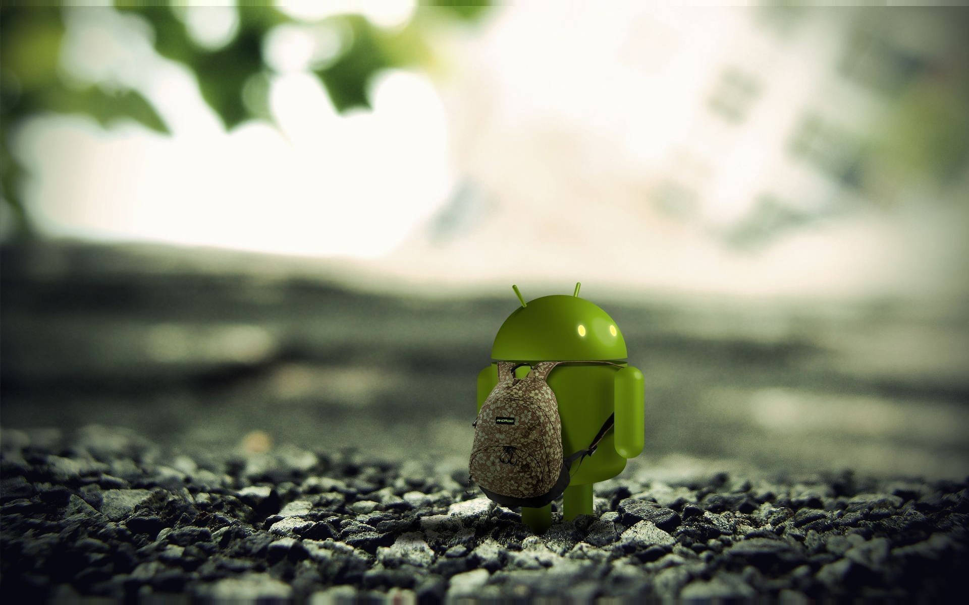 1920x1200 Download Android Robot Explorer Wallpaper