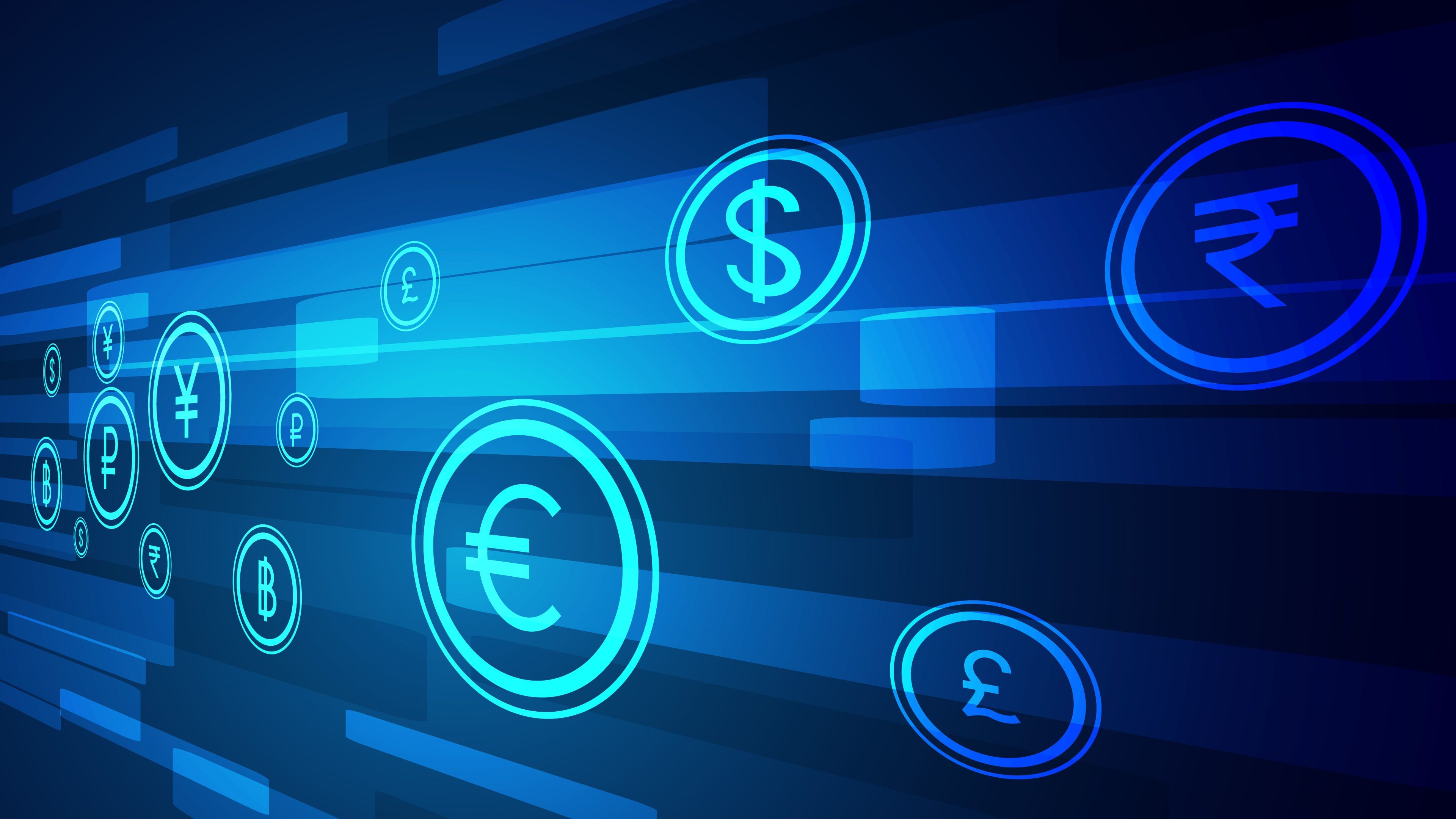 3840x2160 Forex Wallpaper 4K, Trading, Currency, Blue, Dollar