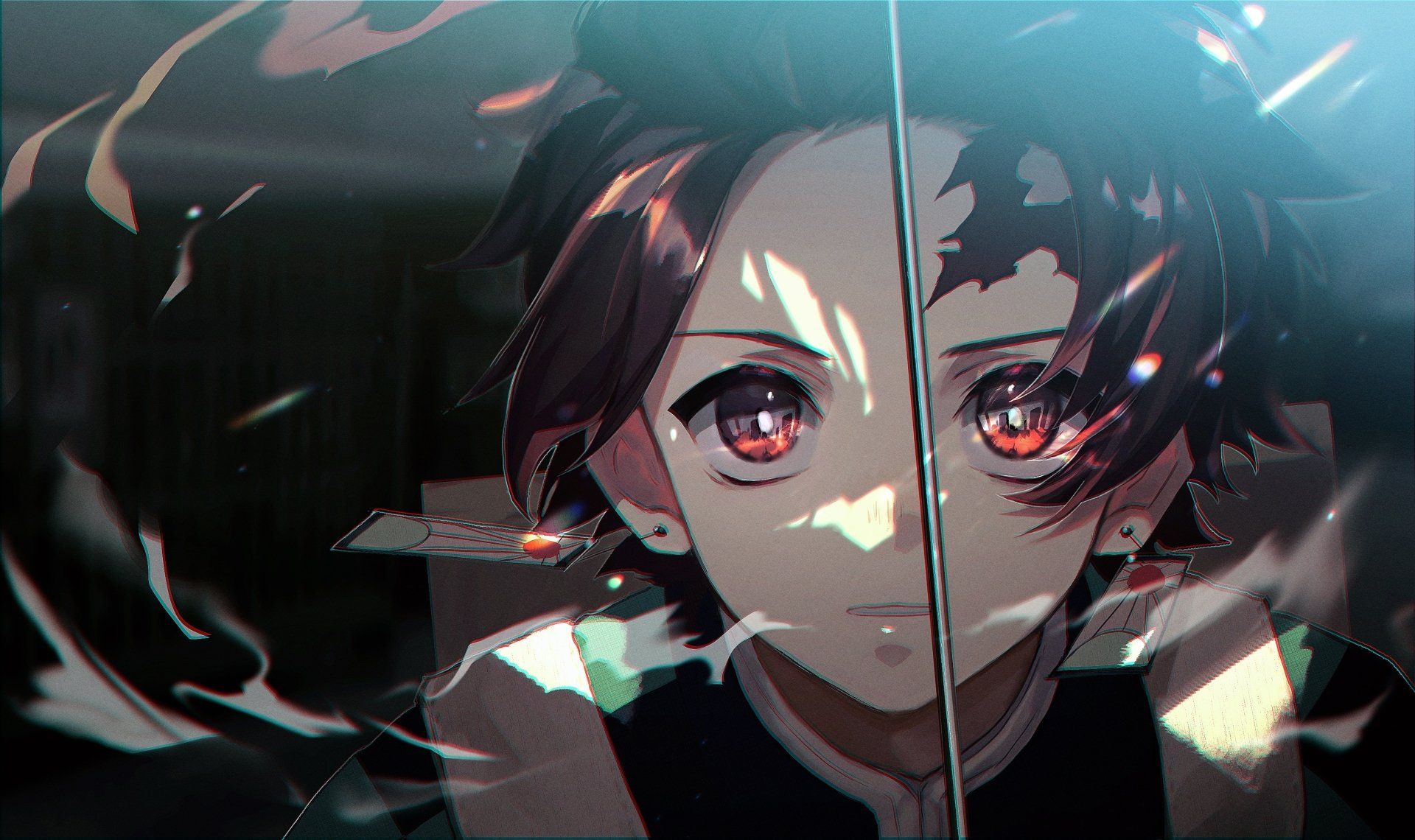 1920x1140 Tanjiro Kamado HD Wallpaper Slayer Anime by 白神澤x2116