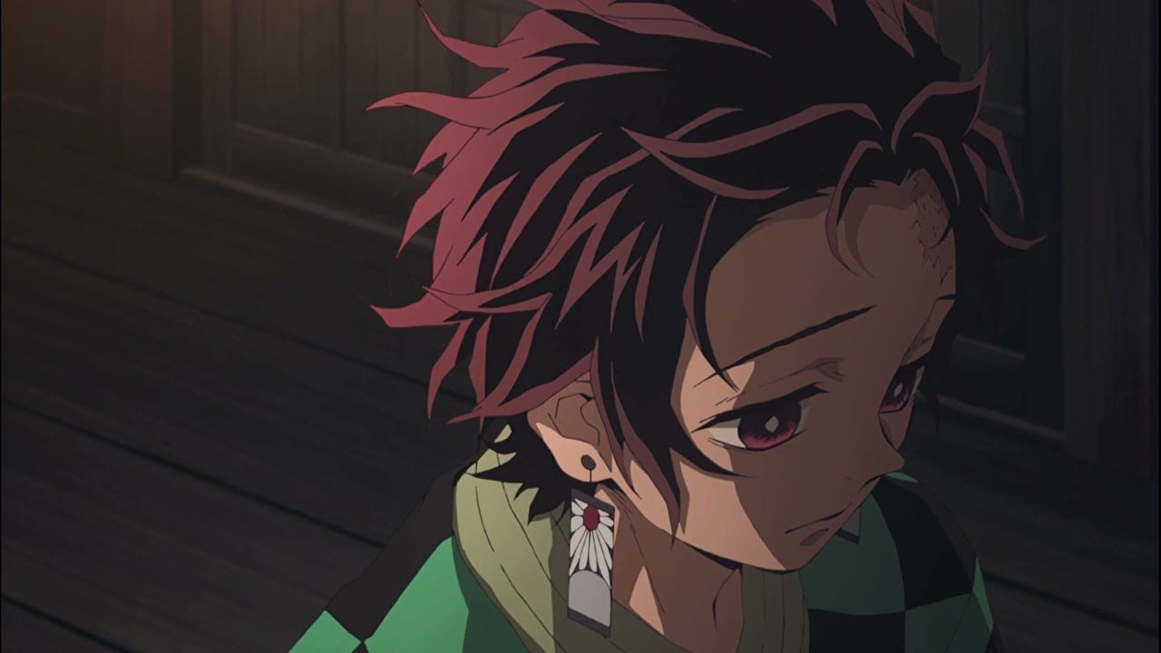 1280x720 Demon slayer emotional clips; Tanjiro sad moments