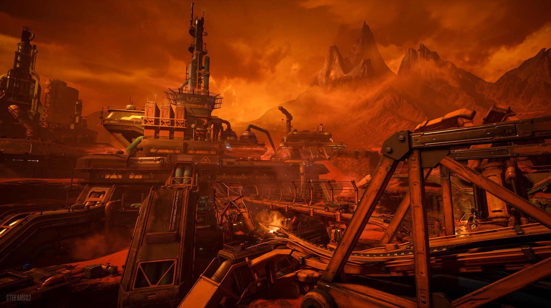 1920x1073 DOOM / Mars With a View 2
