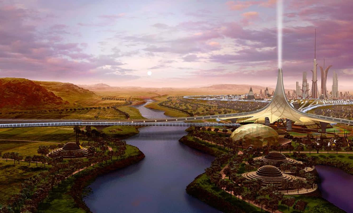 1487x900 Download Mars terraformation process in progress Wallpaper