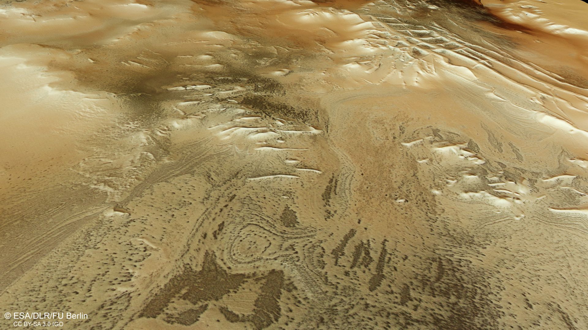 1920x1080 ESA view of Mars's Inca City