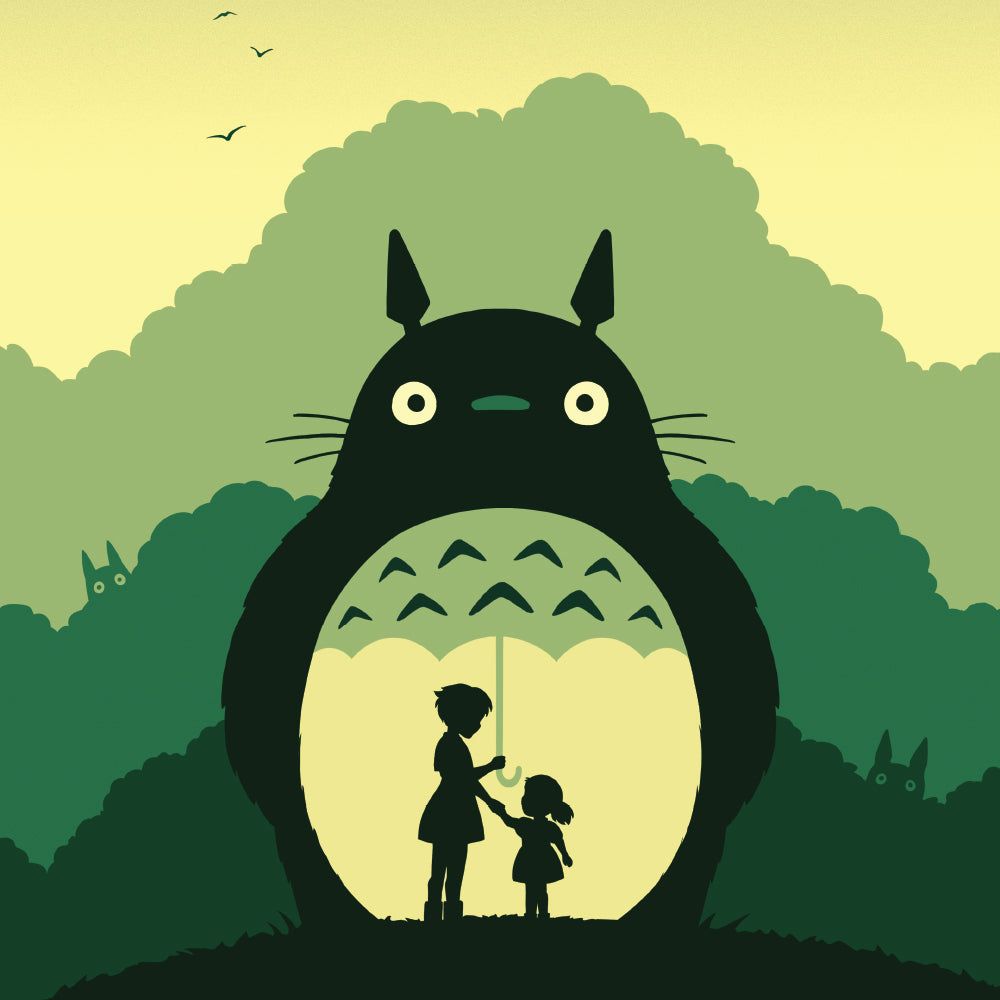 1000x1000 Mini Print Ghibli Minimalist Bundle