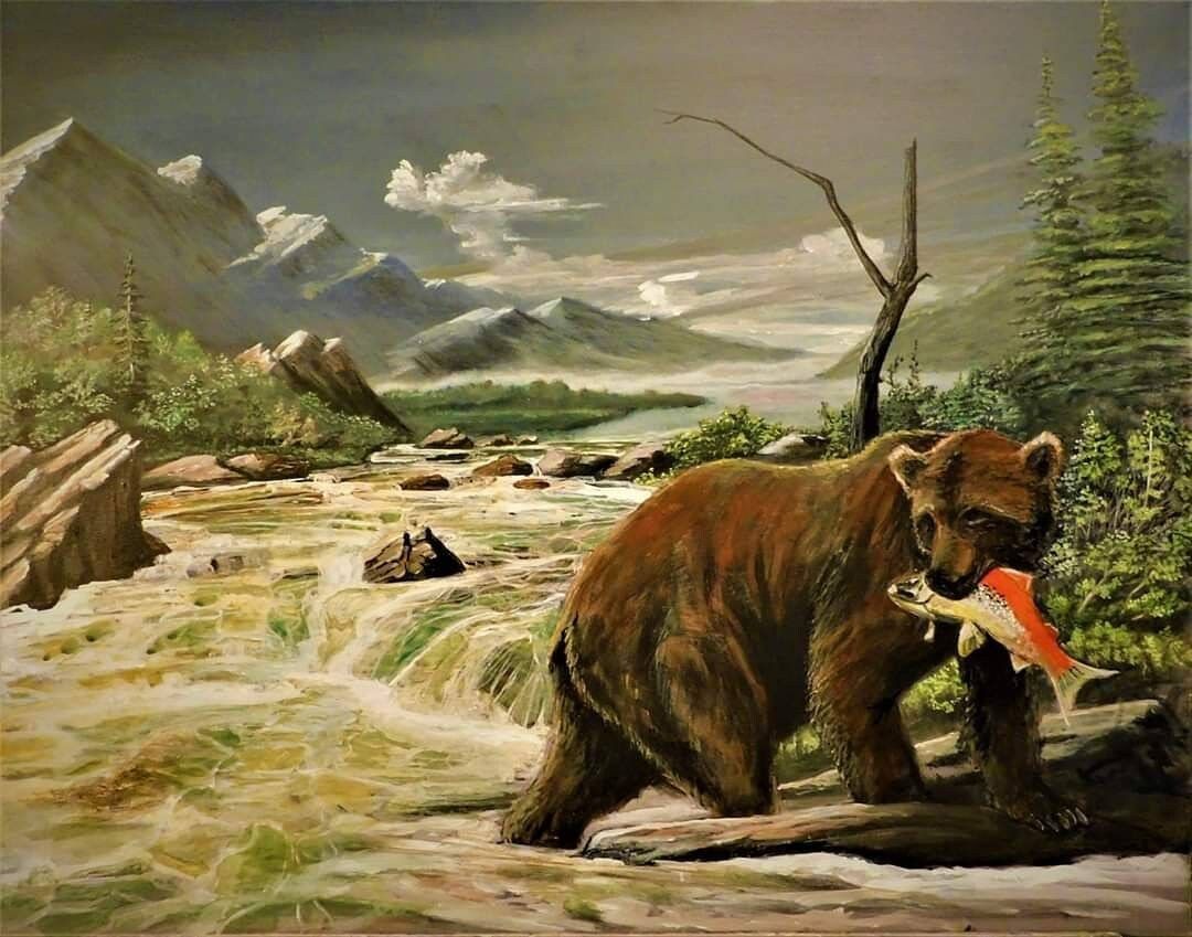 1080x849 Alaskan Brown Bear