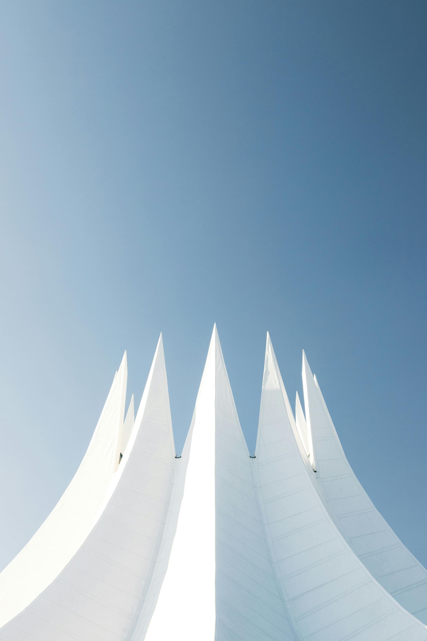 1800x2700 Modern Architecture White Blue Sky