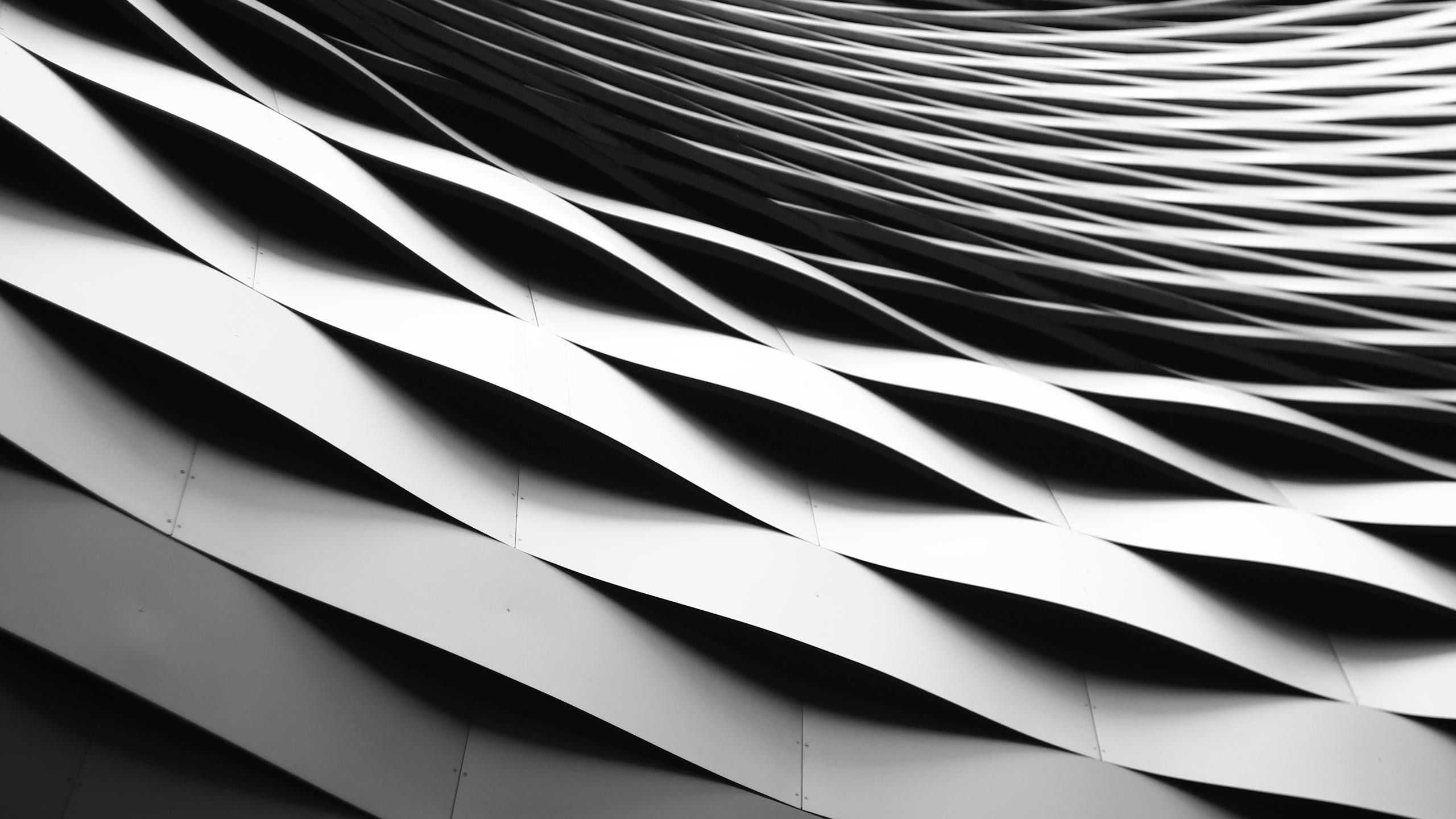 2560x1440 Grey Modern Architecture Wallpaper