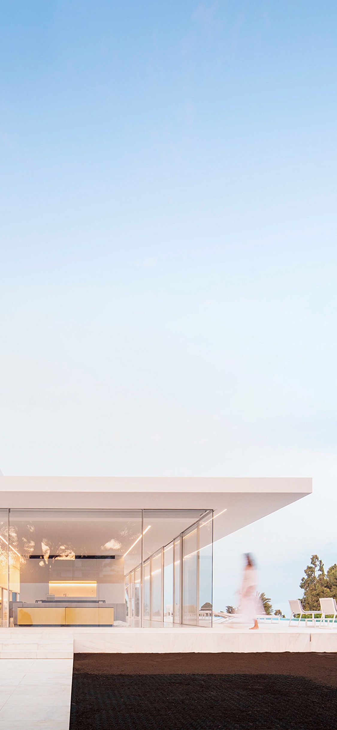 1125x2436 iPhone X wallpaper. art architecture simple clear