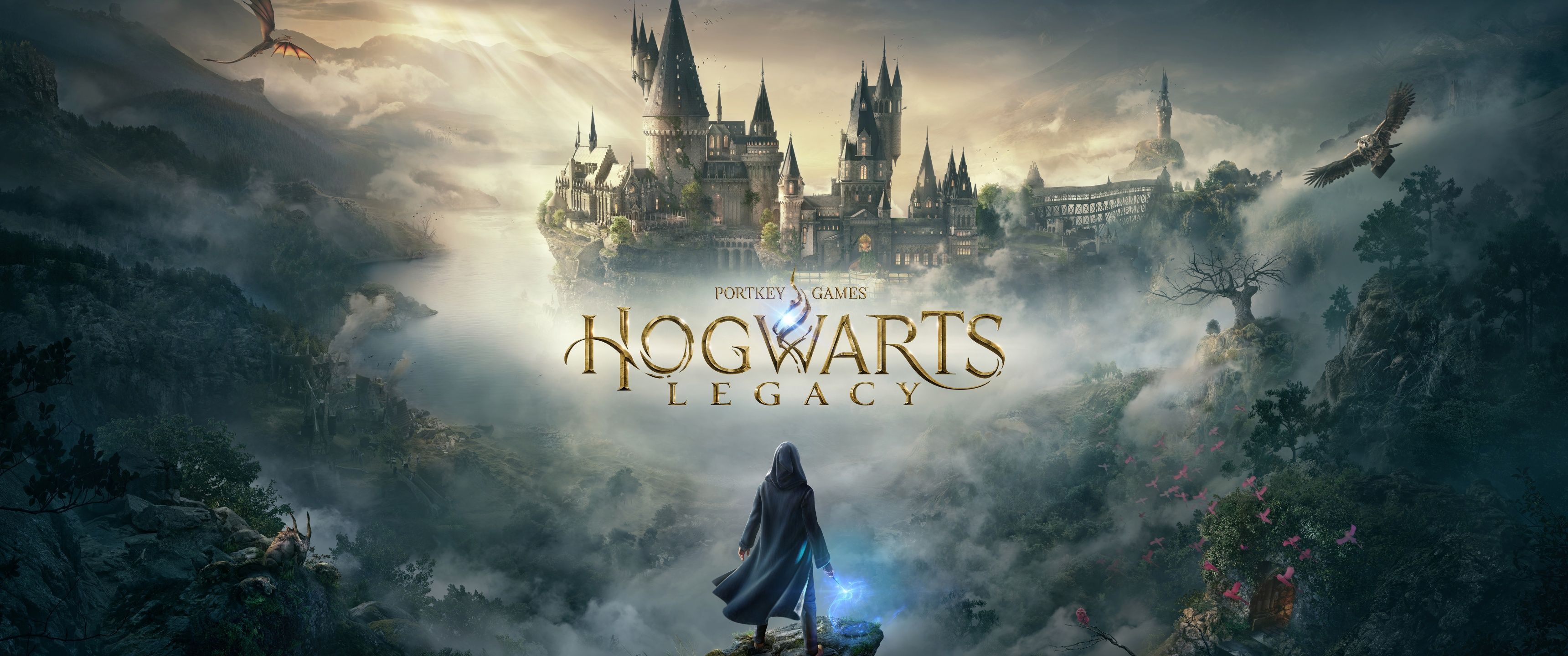 3440x1440 Hogwarts Legacy Wallpaper 4K, PC Games, PlayStation 4