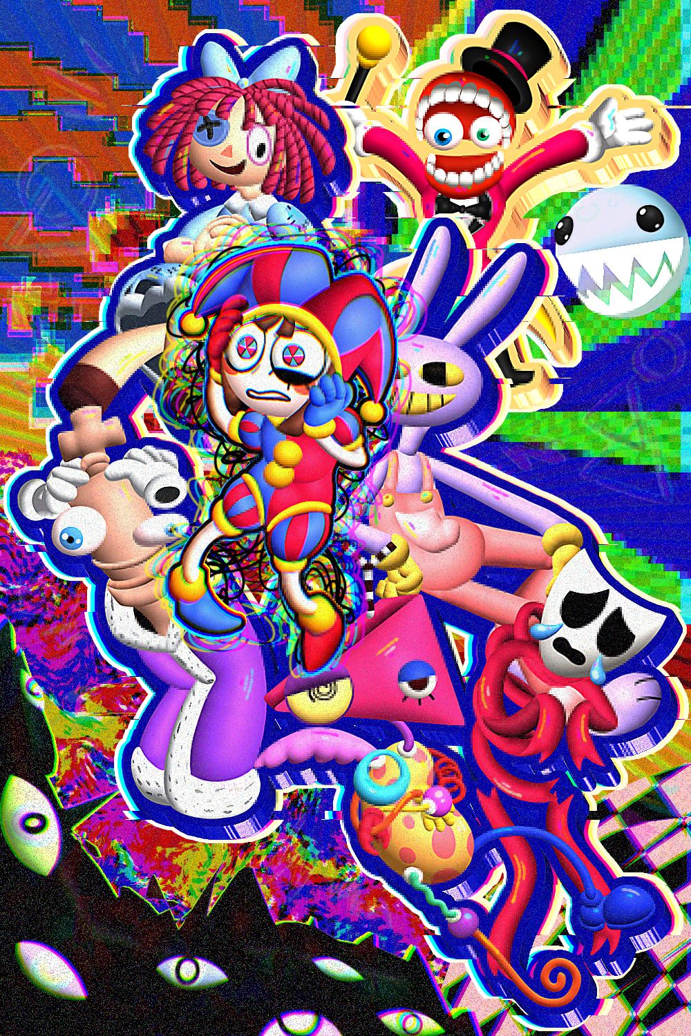 1000x1500 The Amazing Digital Circus Phone Wallpaper