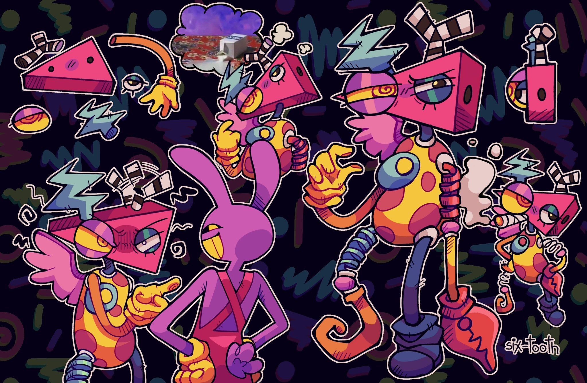 2047x1337 Zooble Is The Best (art By Six Tooth)