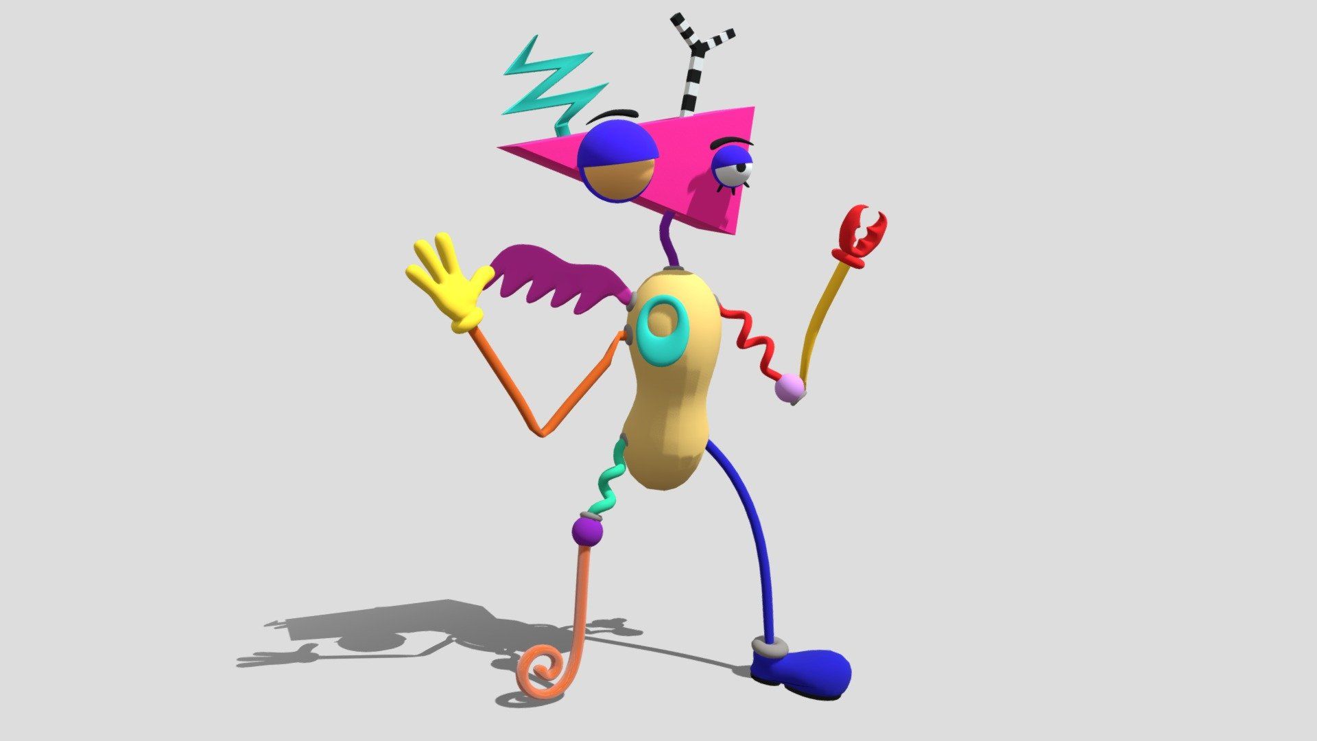 1920x1080 Zooble. full rigged. The Amazing Digital Circus model by fintuboi [45b9799]