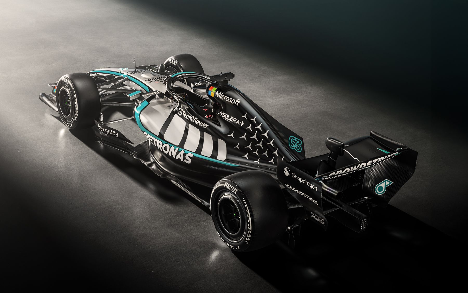 1800x1130 Wallpaper AMG PETRONAS F1 Team