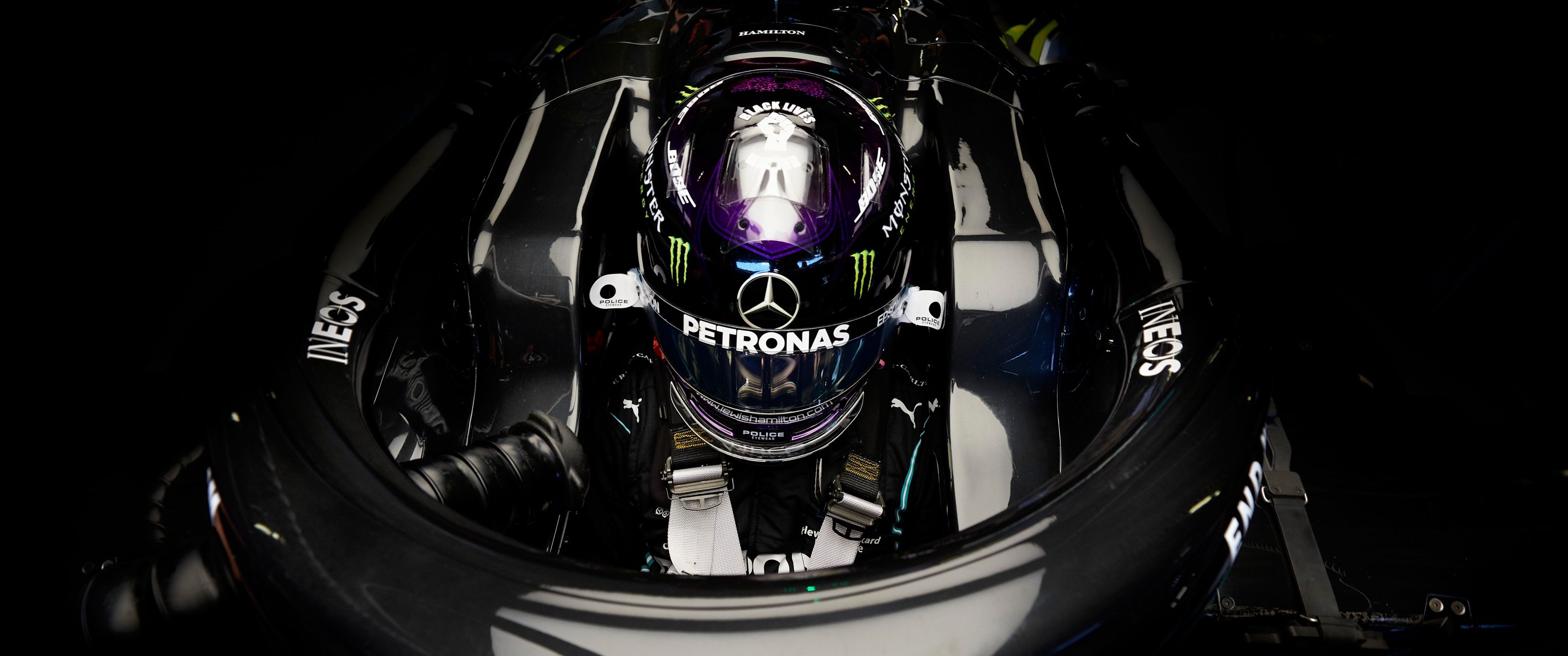 3440x1440 Mercedes AMG F1 Wallpaper 4K, Mercedes AMG Petronas F1 Team