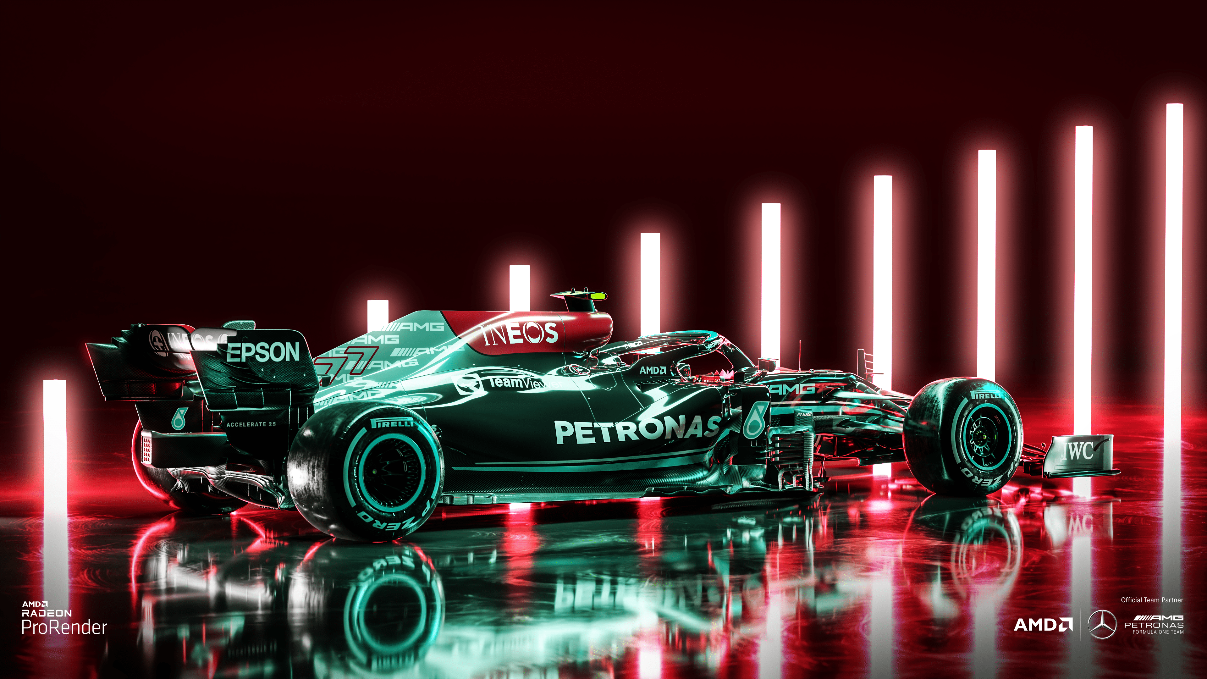 3840x2160 More Mercedes x AMD W12 4K Wallpaper