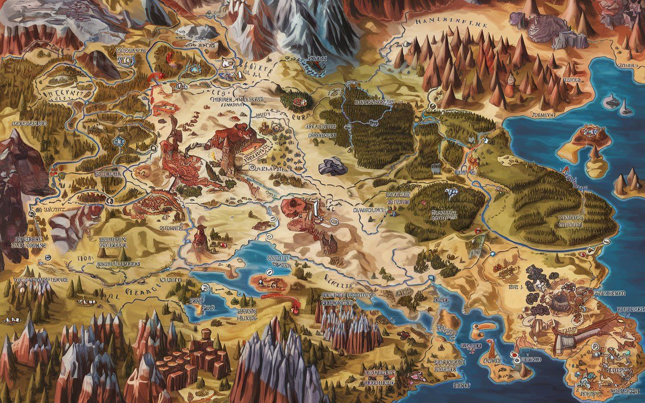 1280x800 Create a high quality fantasy map