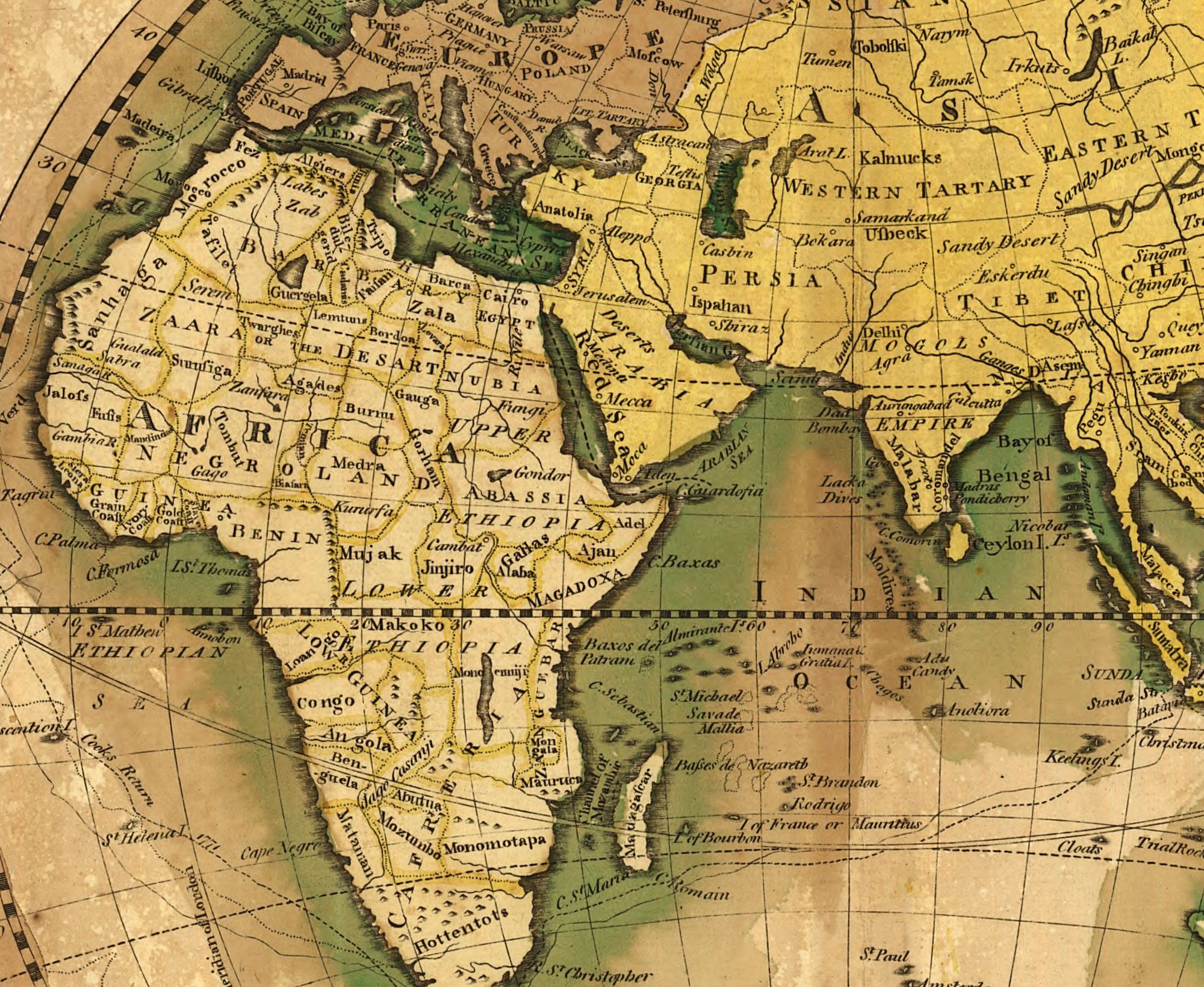 2000x1640 Historical Map Print