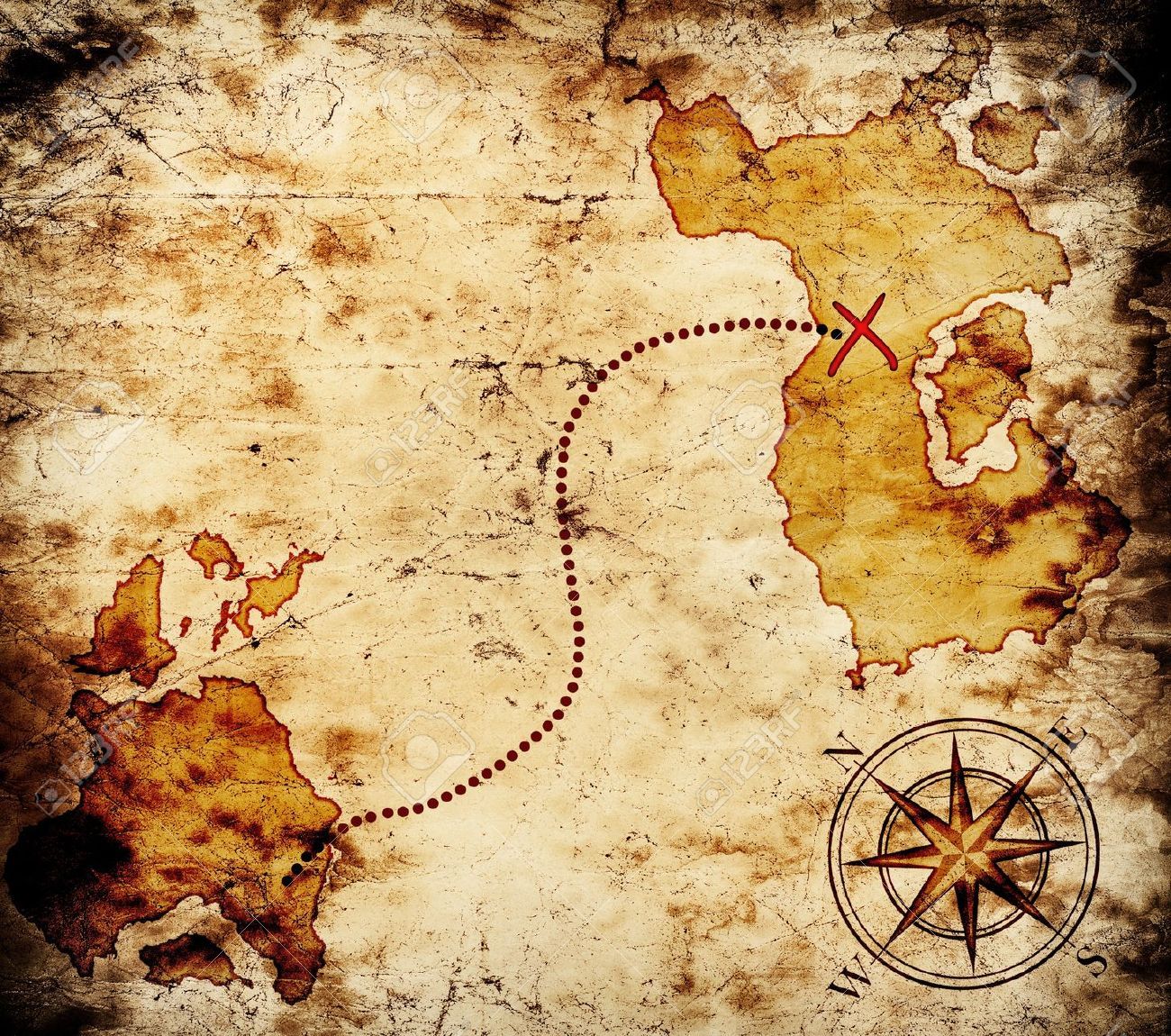 1300x1150 Pirate Map Wallpaper