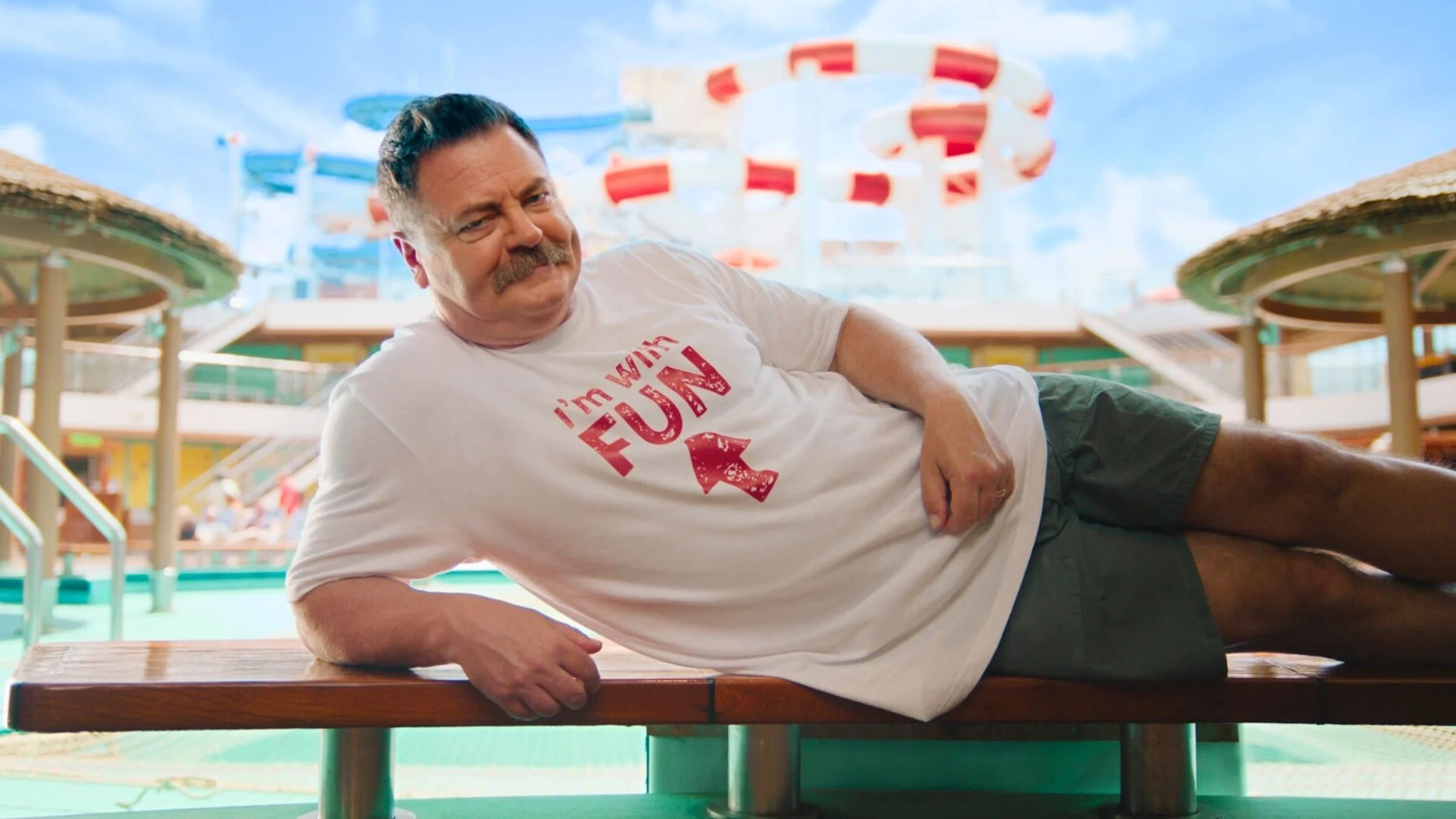 2400x1350 Nick Offerman Proves Even Ron Swanson Can Have Fun on Carnival Cruise Line