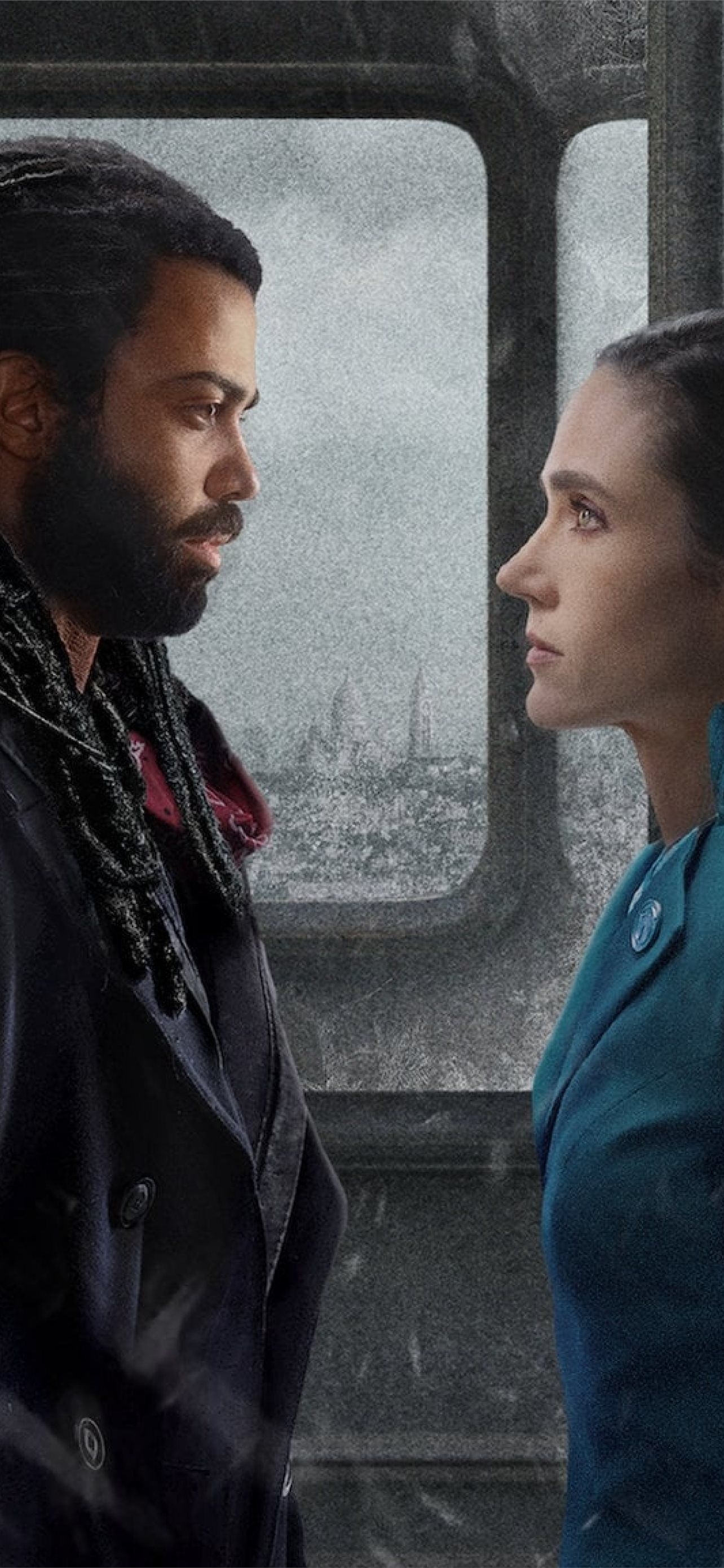 1284x2778 Snowpiercer Jennifer Connelly and Daveed Diggs Res. iPhone Wallpaper Free Download