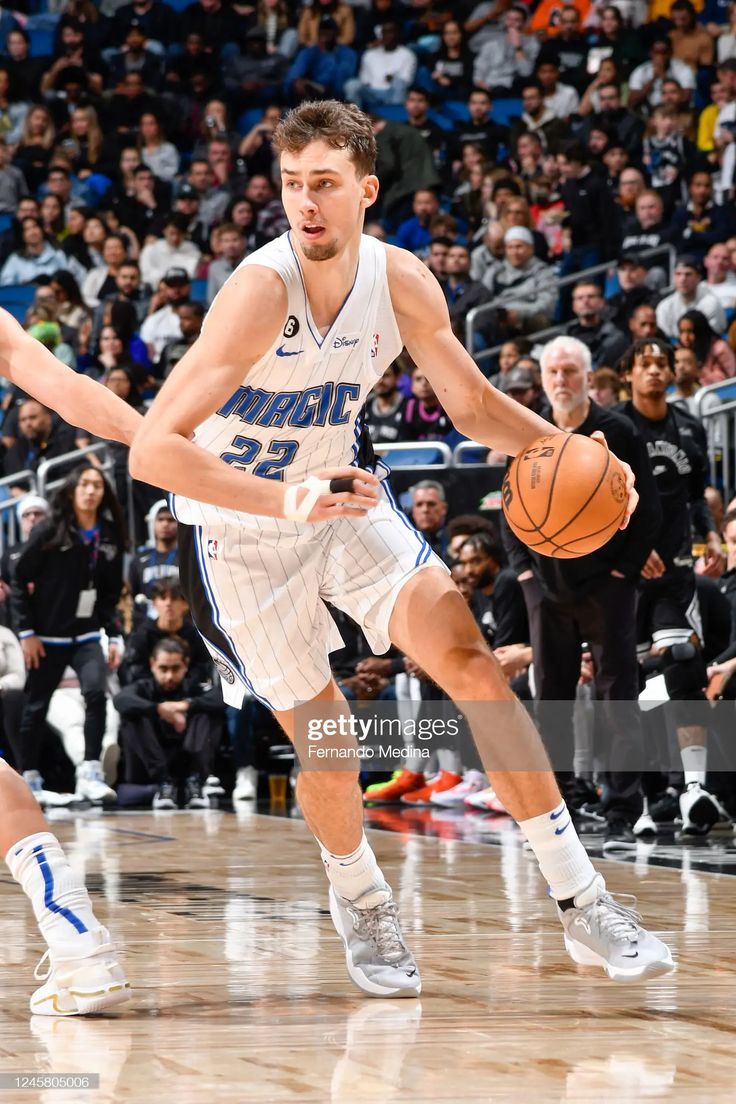 736x1104 Franz Wagner of the Orlando Magic drives to the basket during the