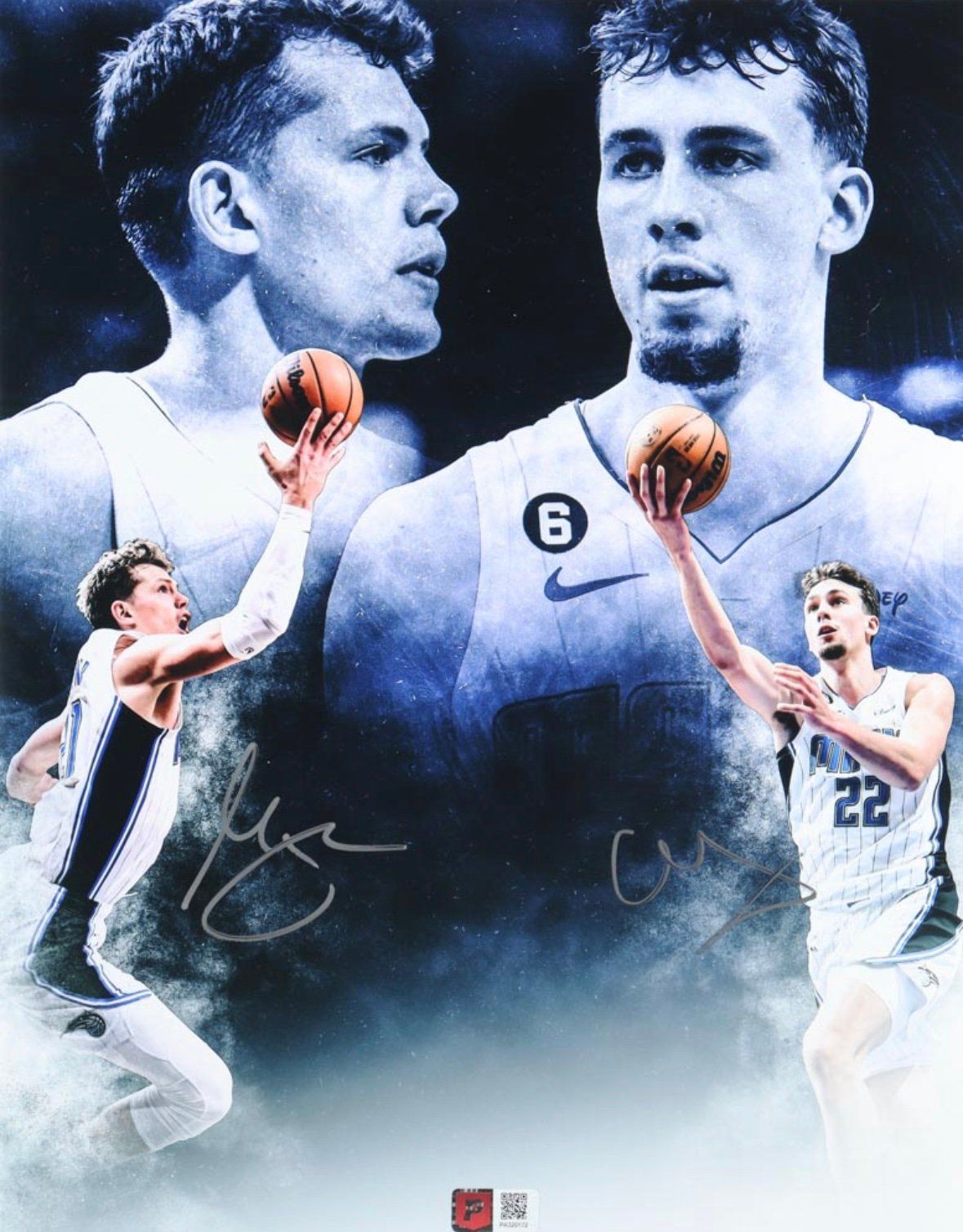 1179x1508 Franz Wagner & Moritz Wagner Signed Photo
